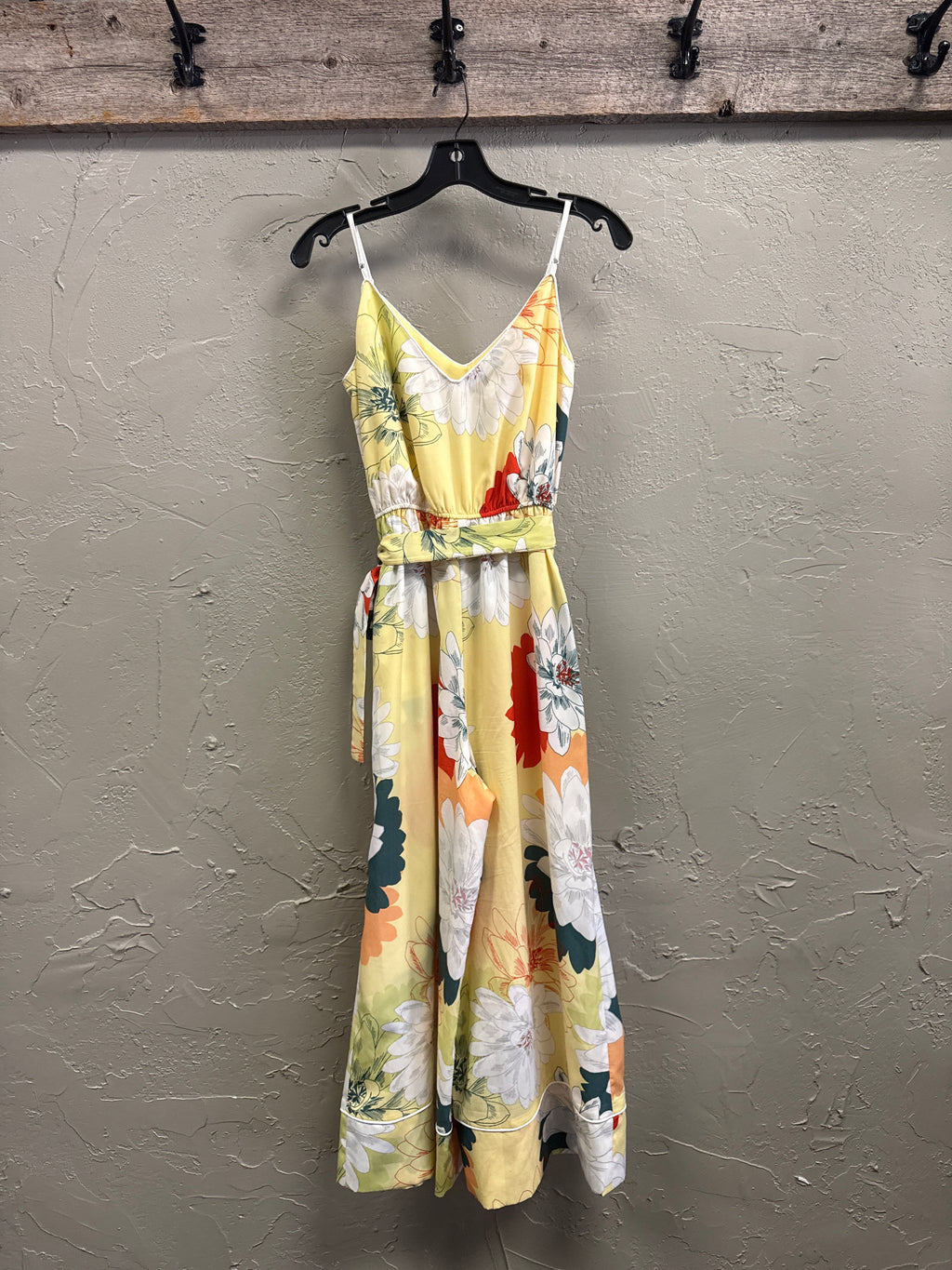 Leith Floral Wide-Leg jumpsuit (org$79)