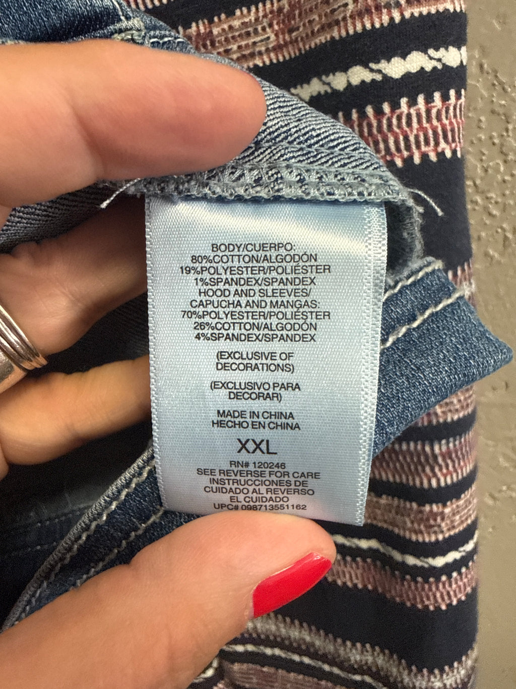NWOT Wallflower Knit-Sleeve Denim Jacket (org$68)