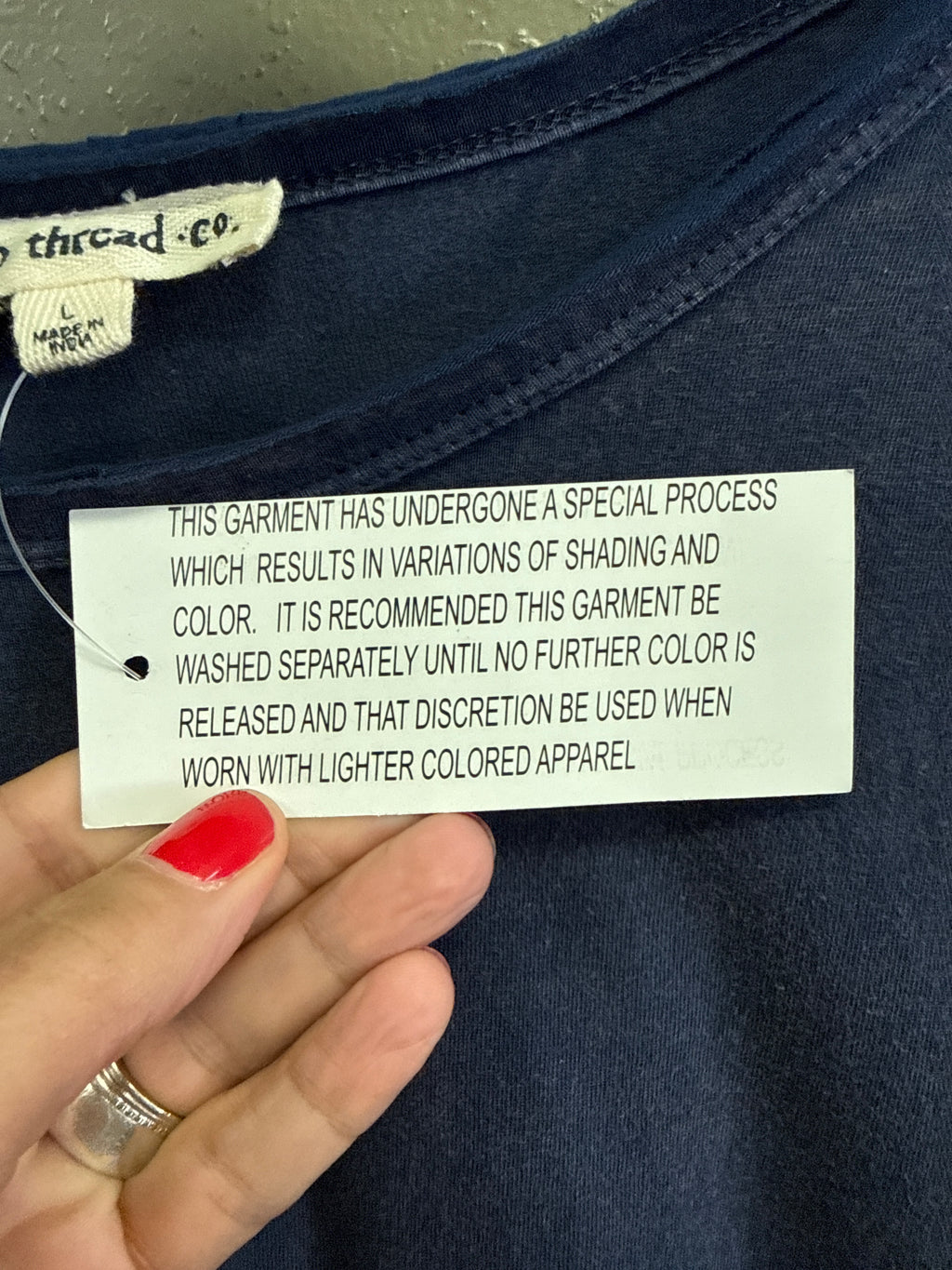 NWOT Indigo Thread Tiered Ruffle Top