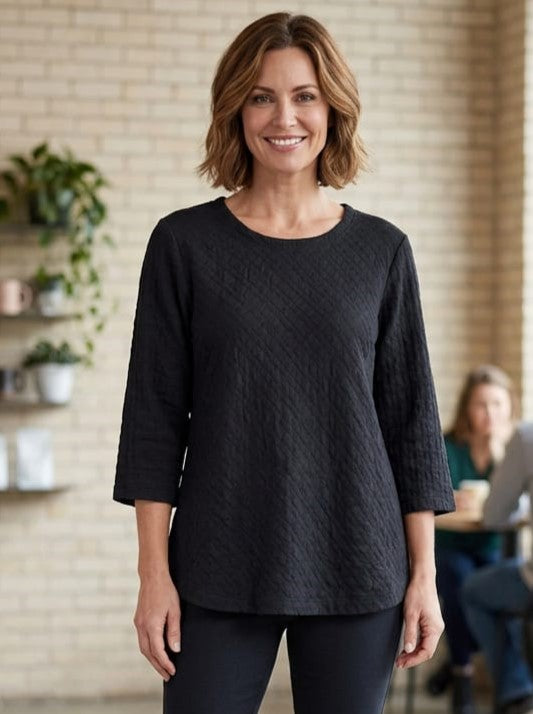 NWT Focus 3/4 Sleeve Top (org$66)