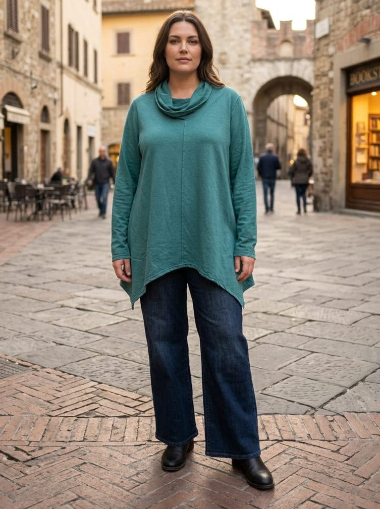 NWOT OSO Cowl Neck Pullover (org$58)