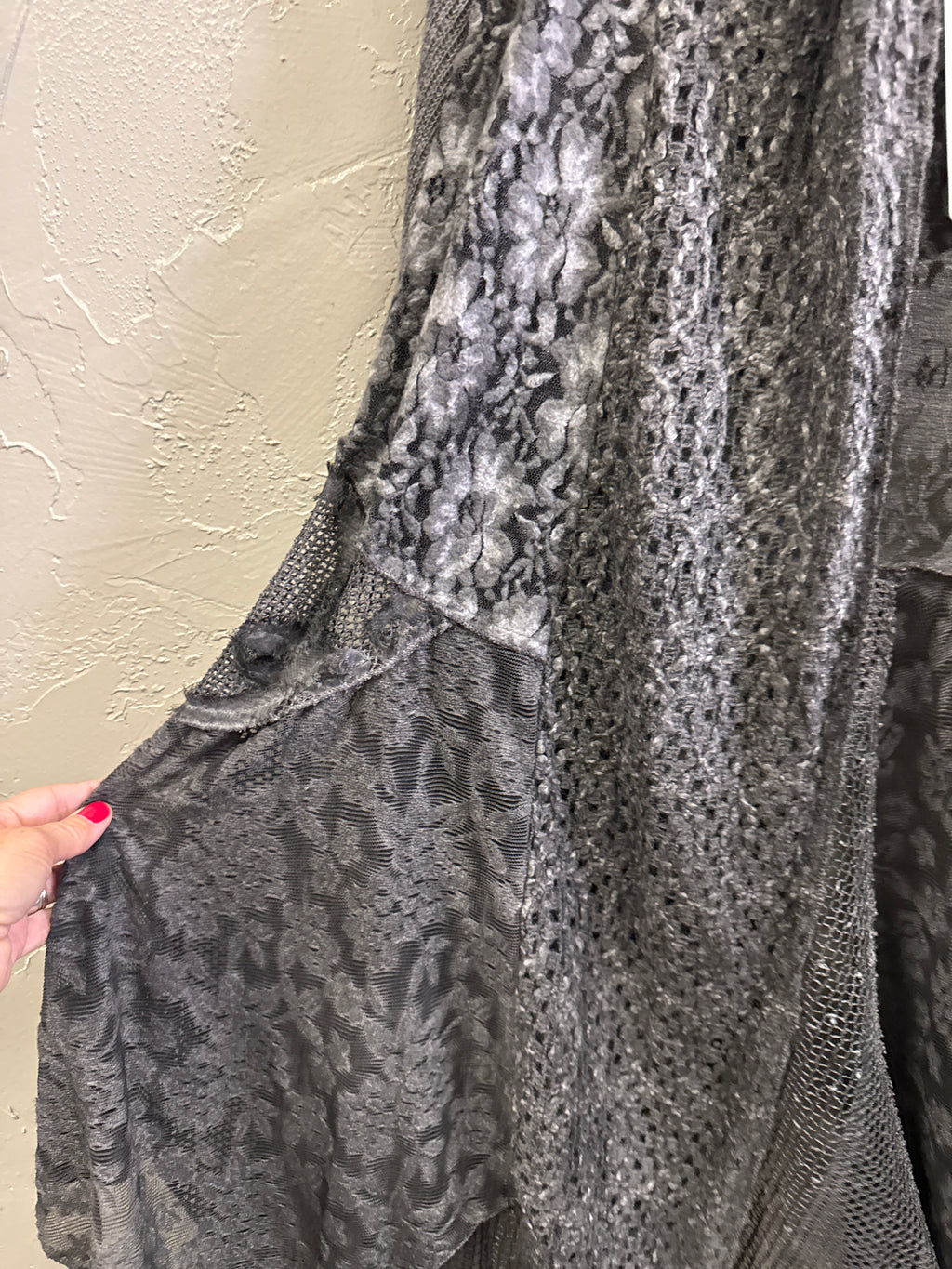 NWT Kamana Mixed-Media Open Cardi (org$68)