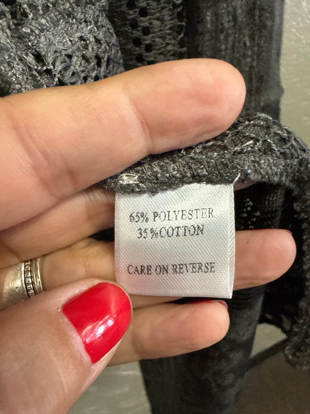 NWT Kamana Mixed-Media Open Cardi (org$68)