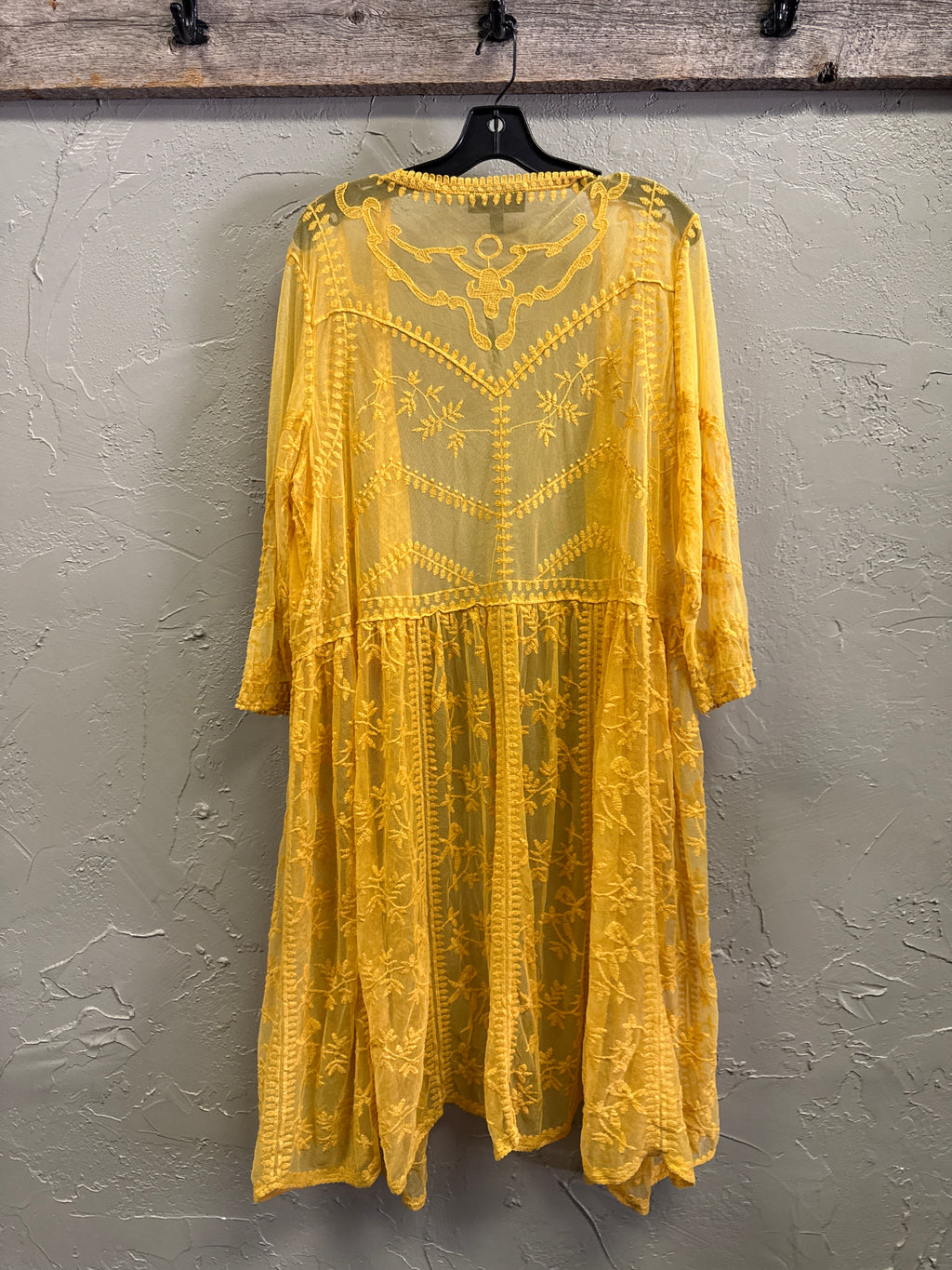 NWT Lane Bryant Emroidered Mesh Overpiece (org$60)