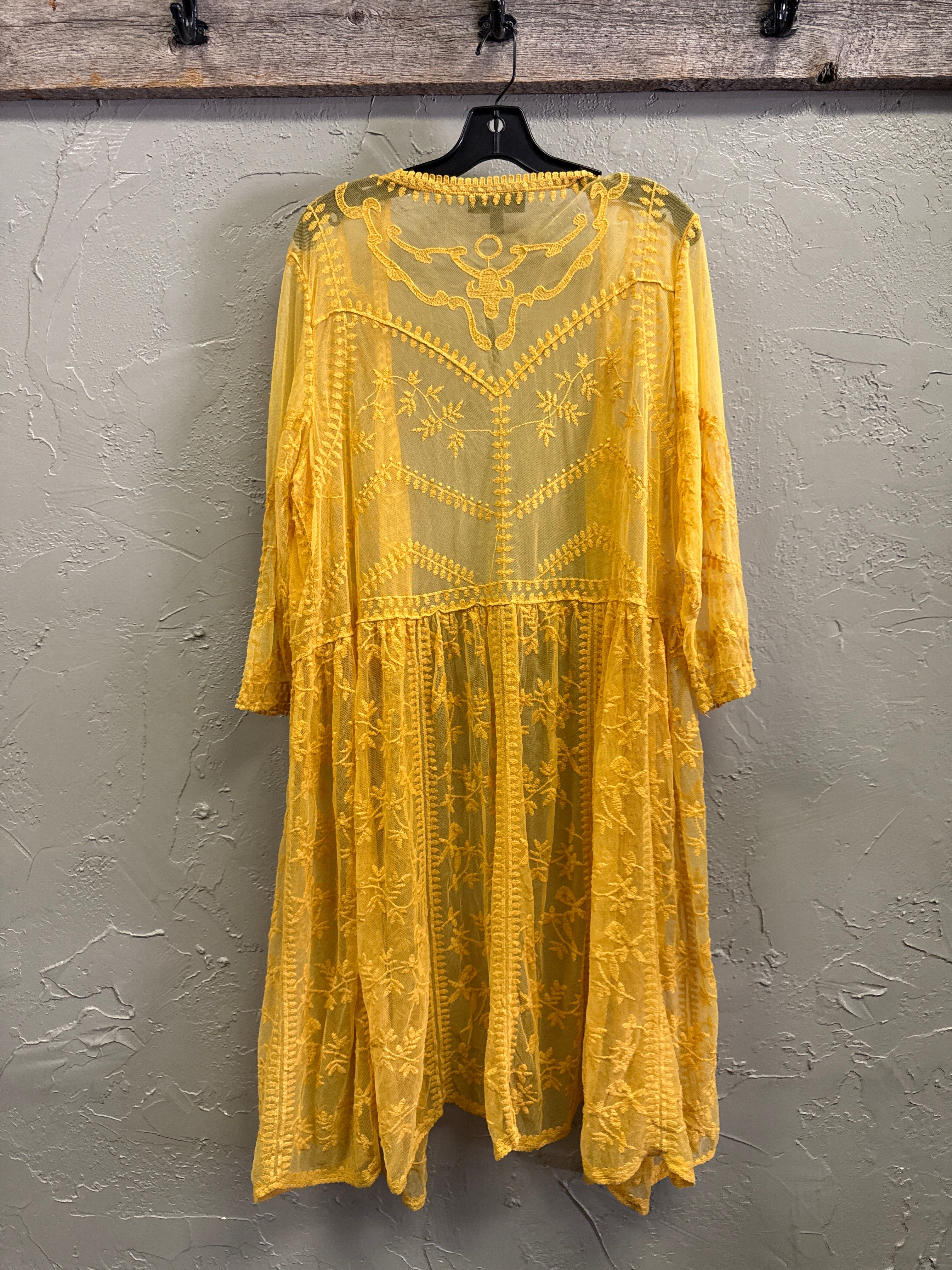 NWT Lane Bryant Emroidered Mesh Overpiece (org$60)