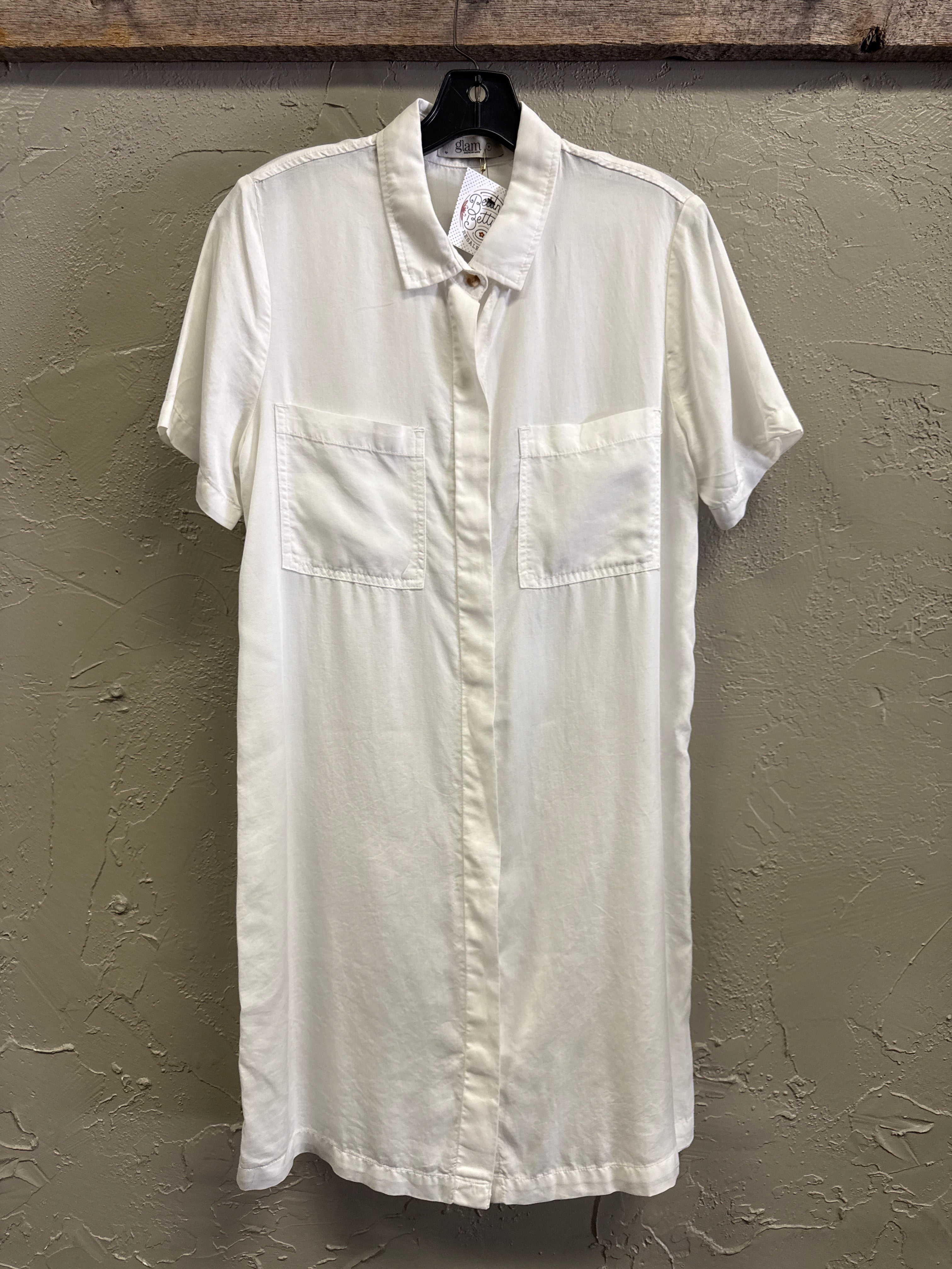 NWT Glam Utility Shirt Dress (org$78)