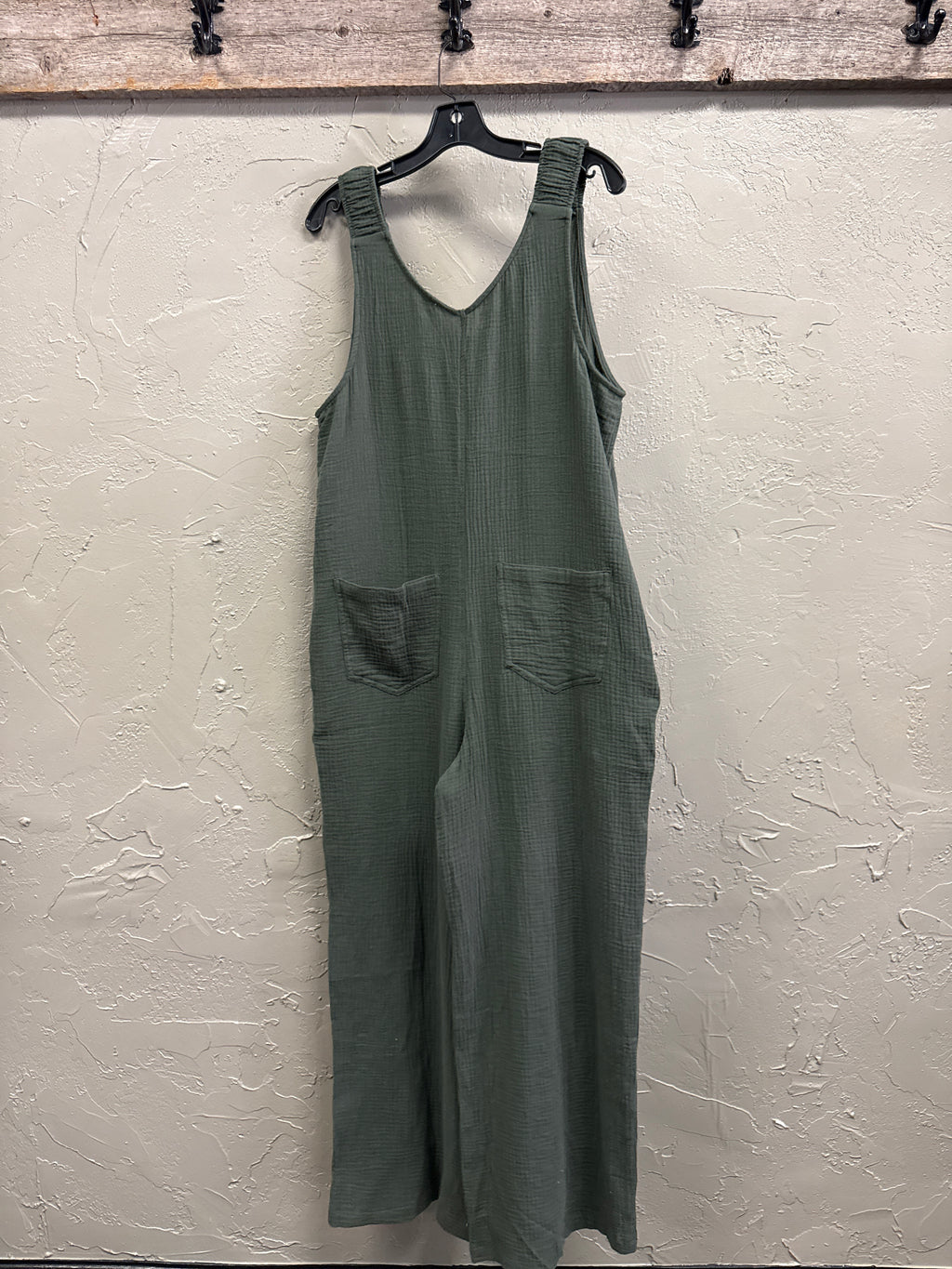 NWOT Indigo Thread Cotton Gauze Romper