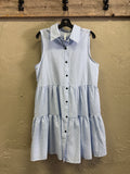 NWT Beachsissi Gingham Shirtdress