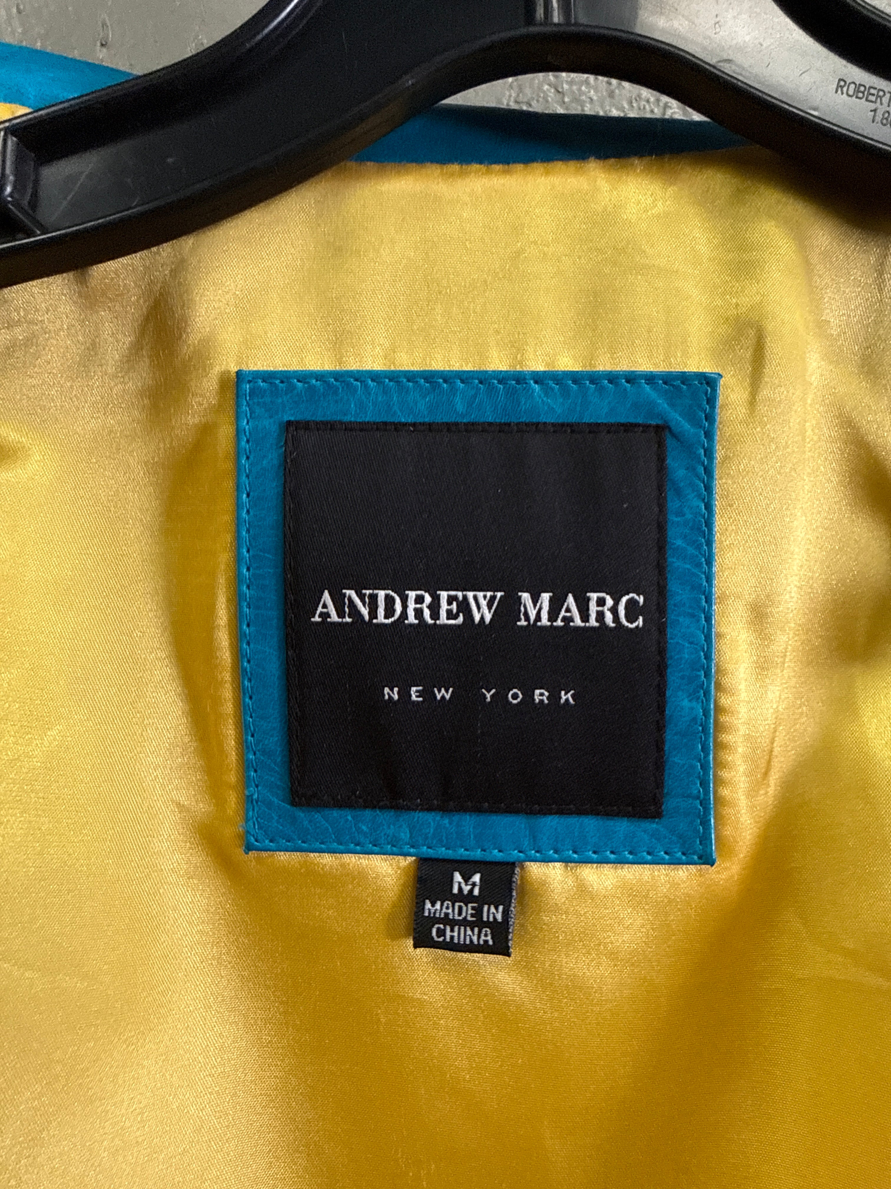 *RARE* Andrew Marc NY Leather Trucker Jacket