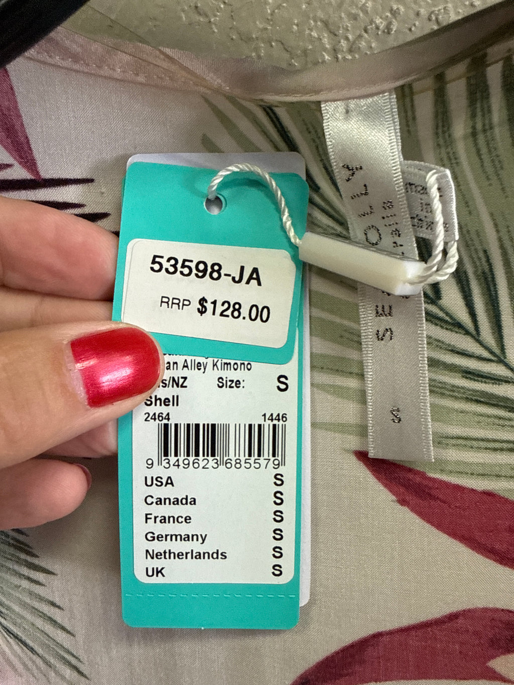 NWT Seafolly Belted Kimono (org$128)