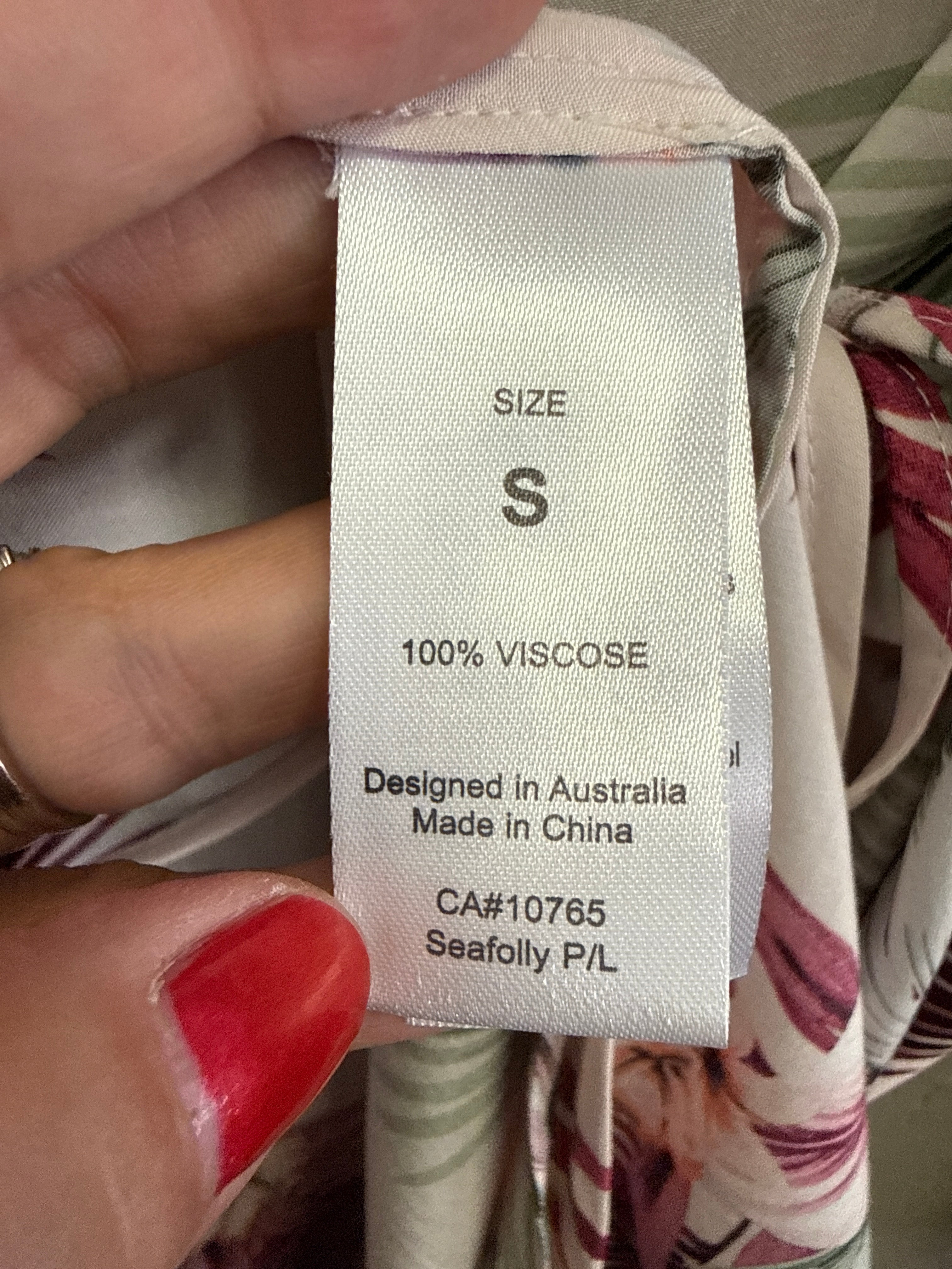 NWT Seafolly Belted Kimono (org$128)