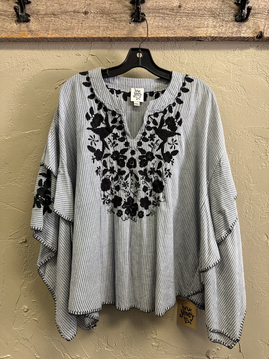 NWT Ivy June Poncho Blouse (org$159)