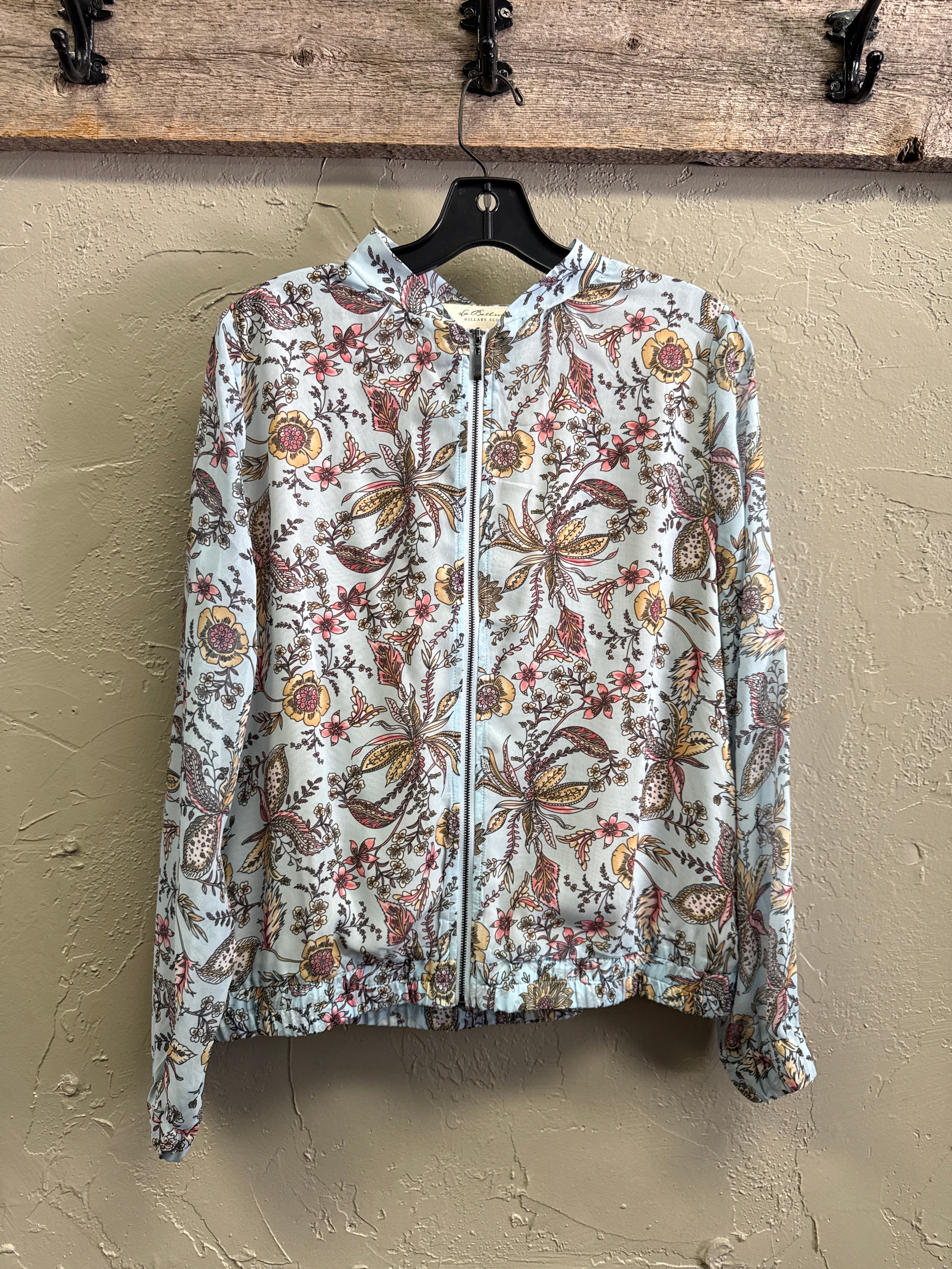 NWT LaBellum Chiffon Bomber (org$63)