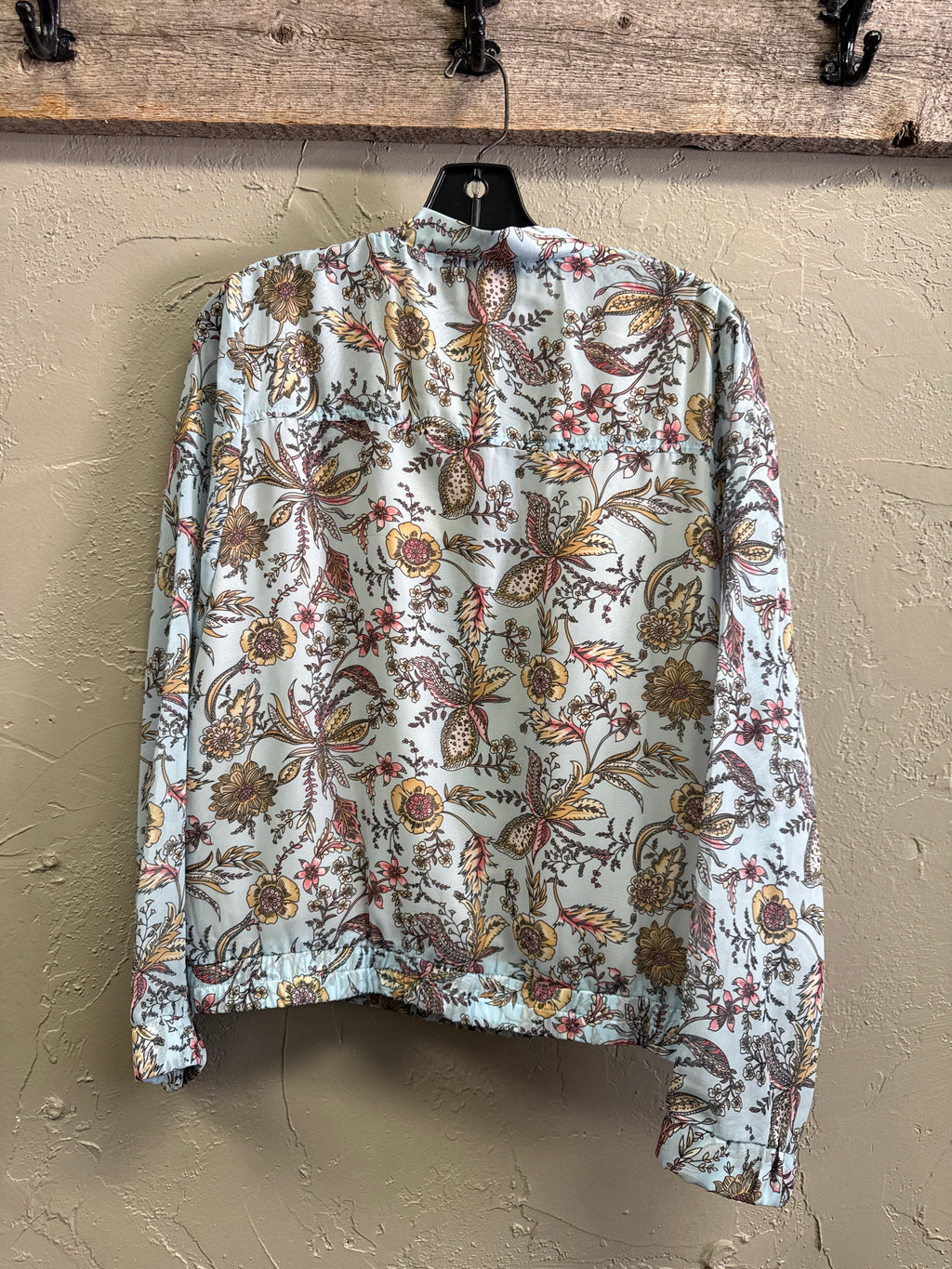 NWT LaBellum Chiffon Bomber (org$63)
