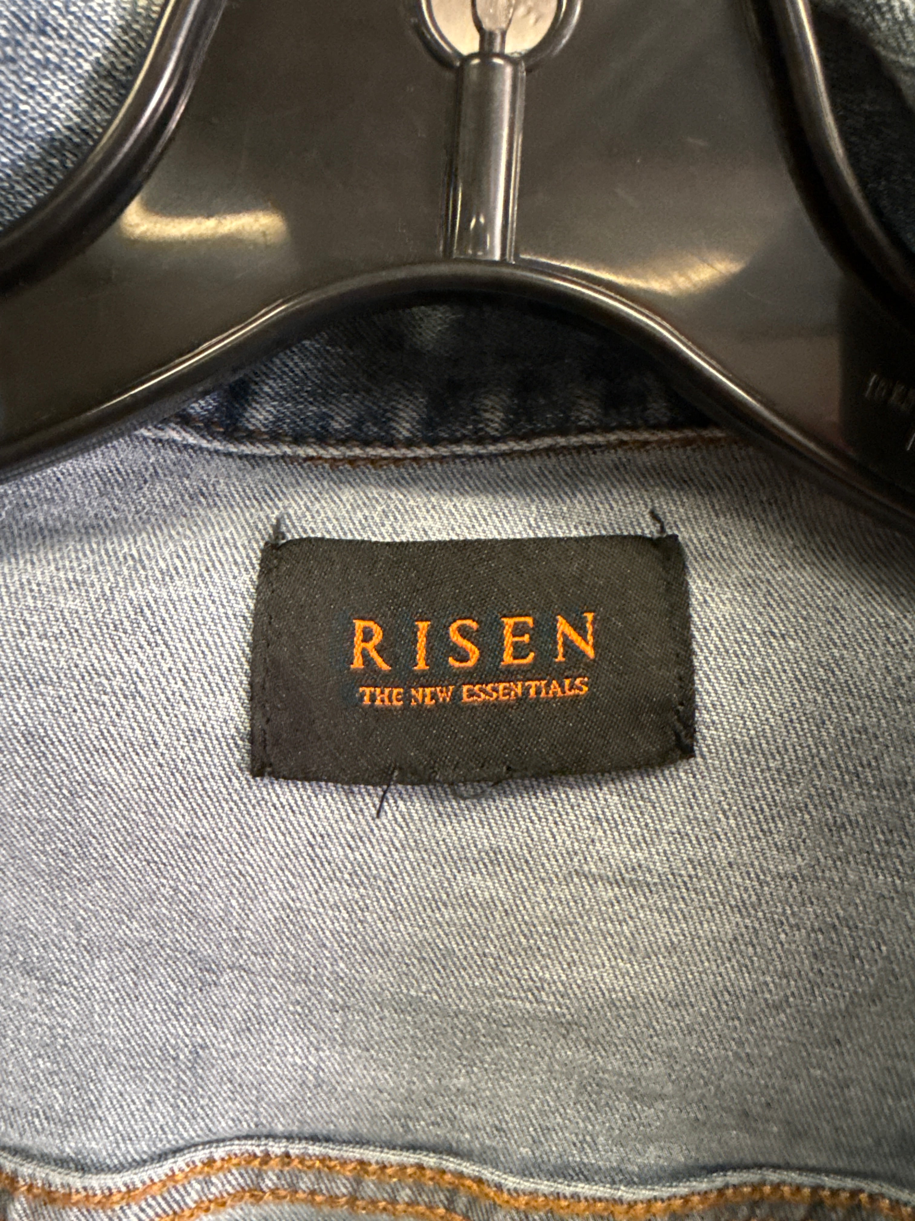 Risen Frayed Hem Crop Jacket