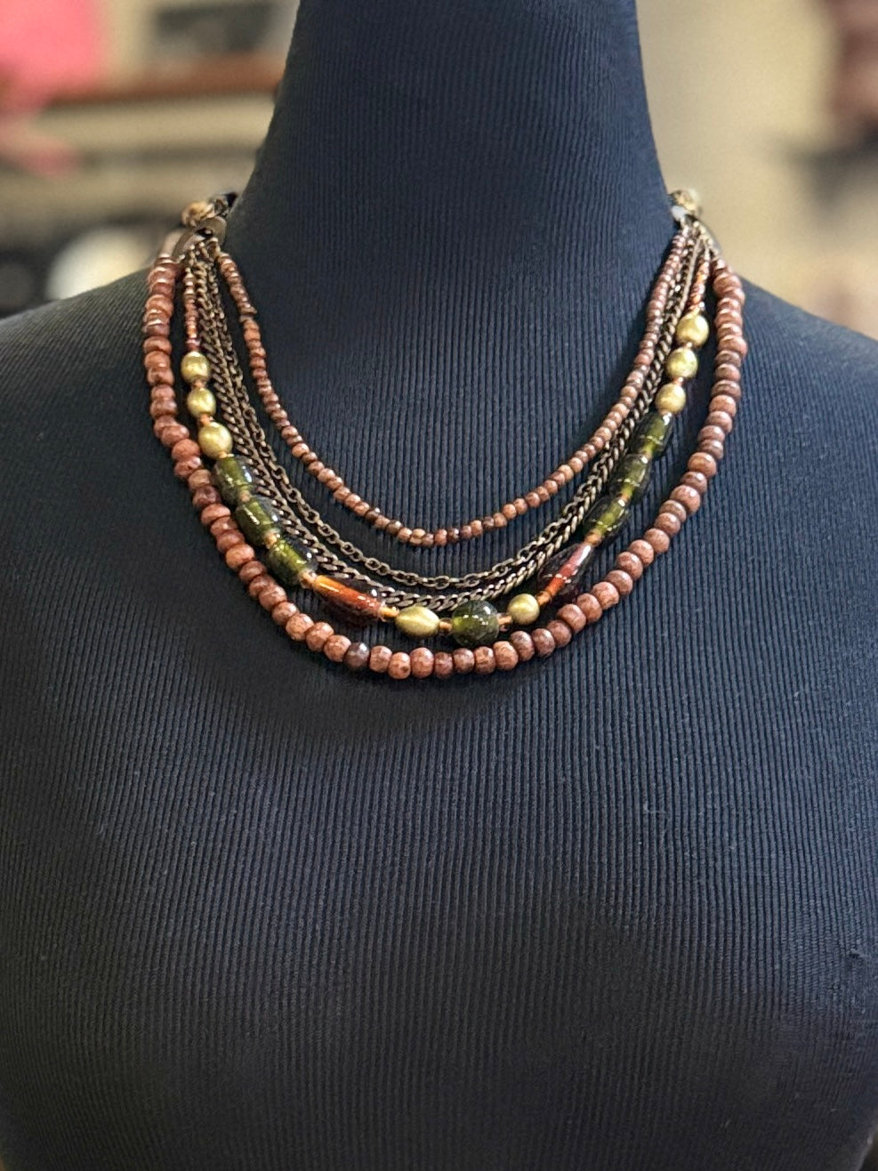 Boho Multi-Strand Necklace