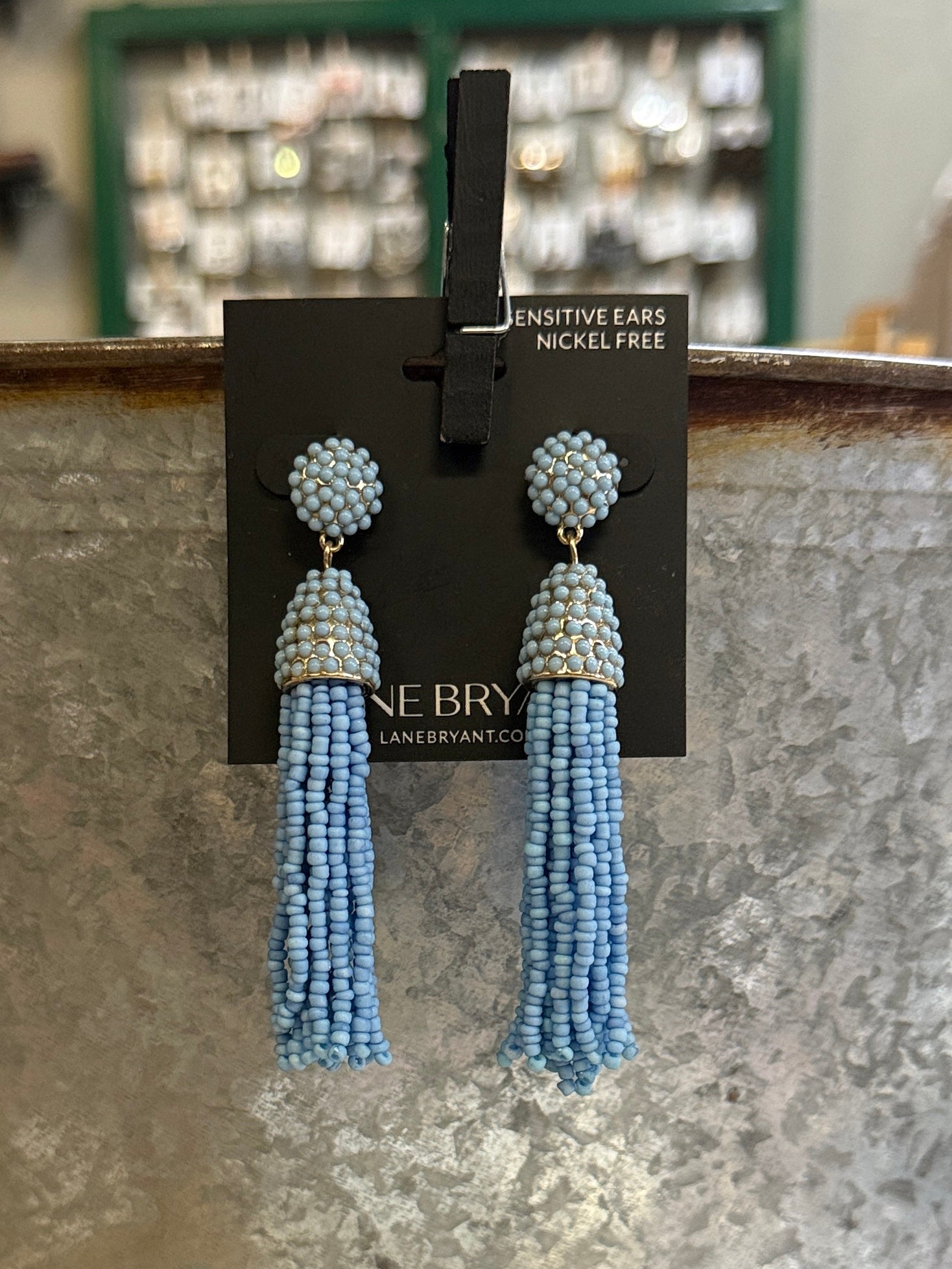 Beaded Tassel Earrings