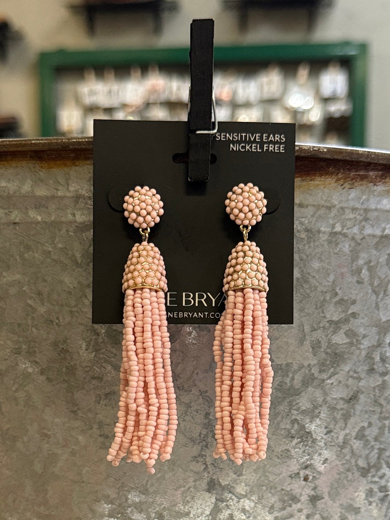 Beaded Tassel Earrings