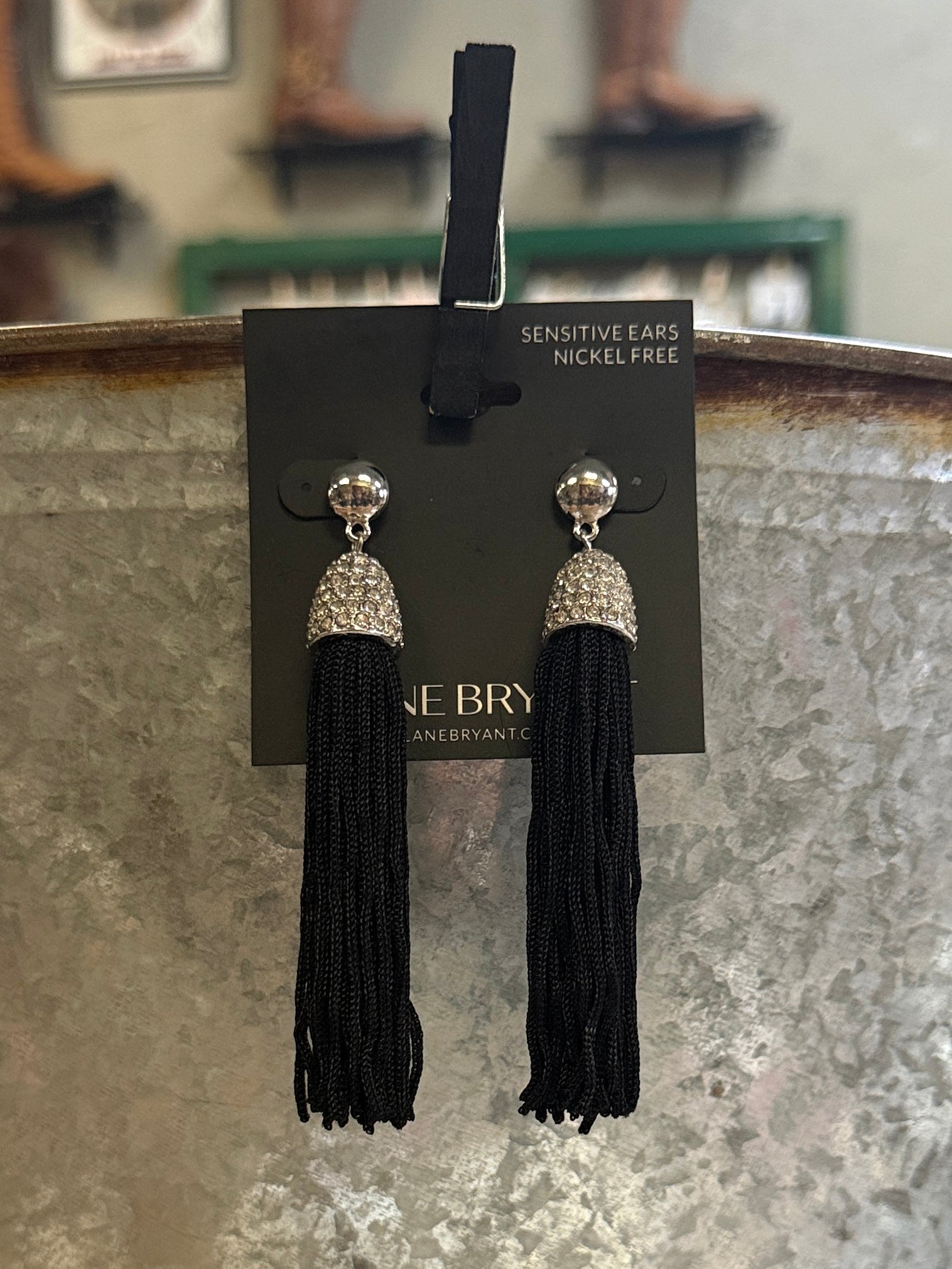 Beaded Tassel Earrings