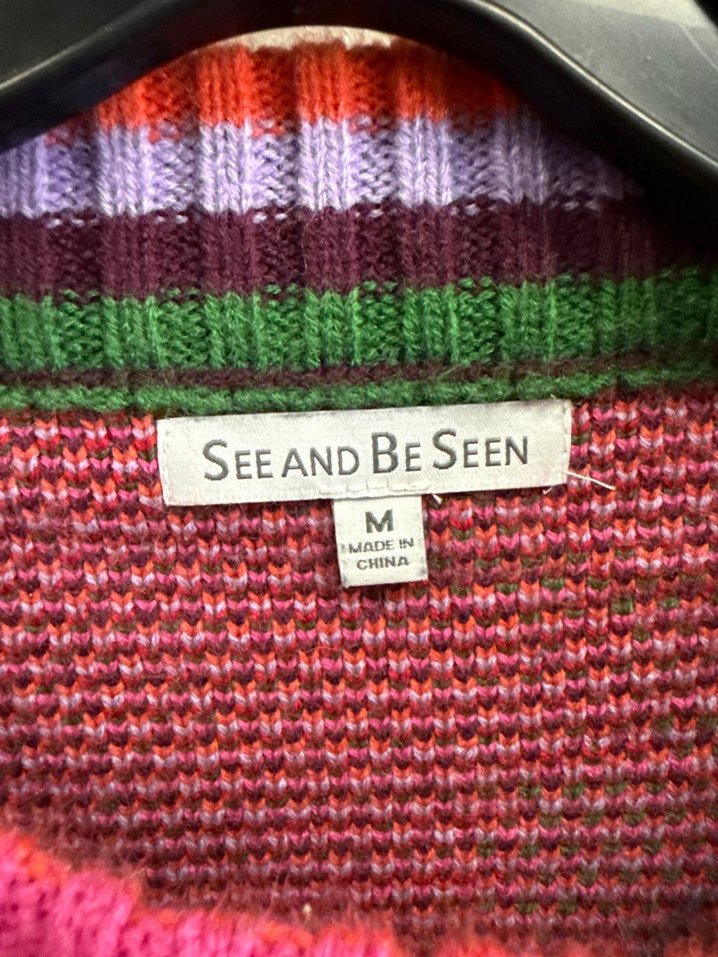 See And Be Seen Colorblock Sweater