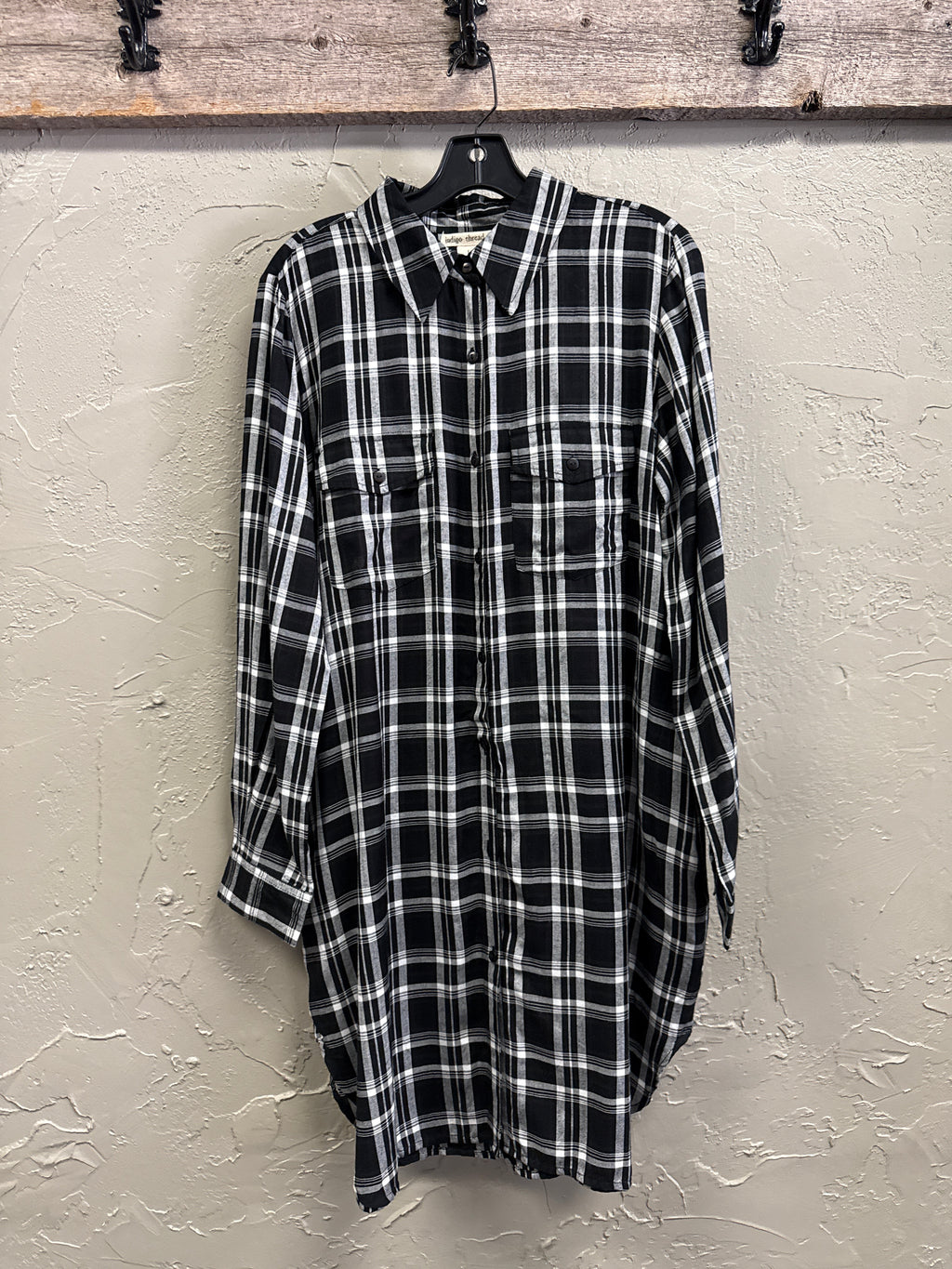 NWOT Indigo Thread Shirt Dress (org$89)