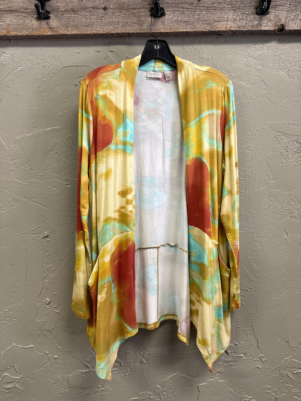 NWOT LOGO Open-Front Cardigan (org$68)