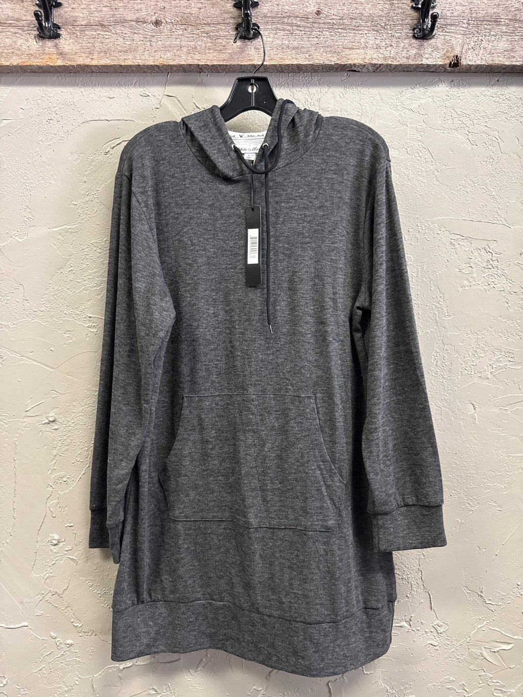 NWT White Mark Hooded Pullover Dress (org$64)