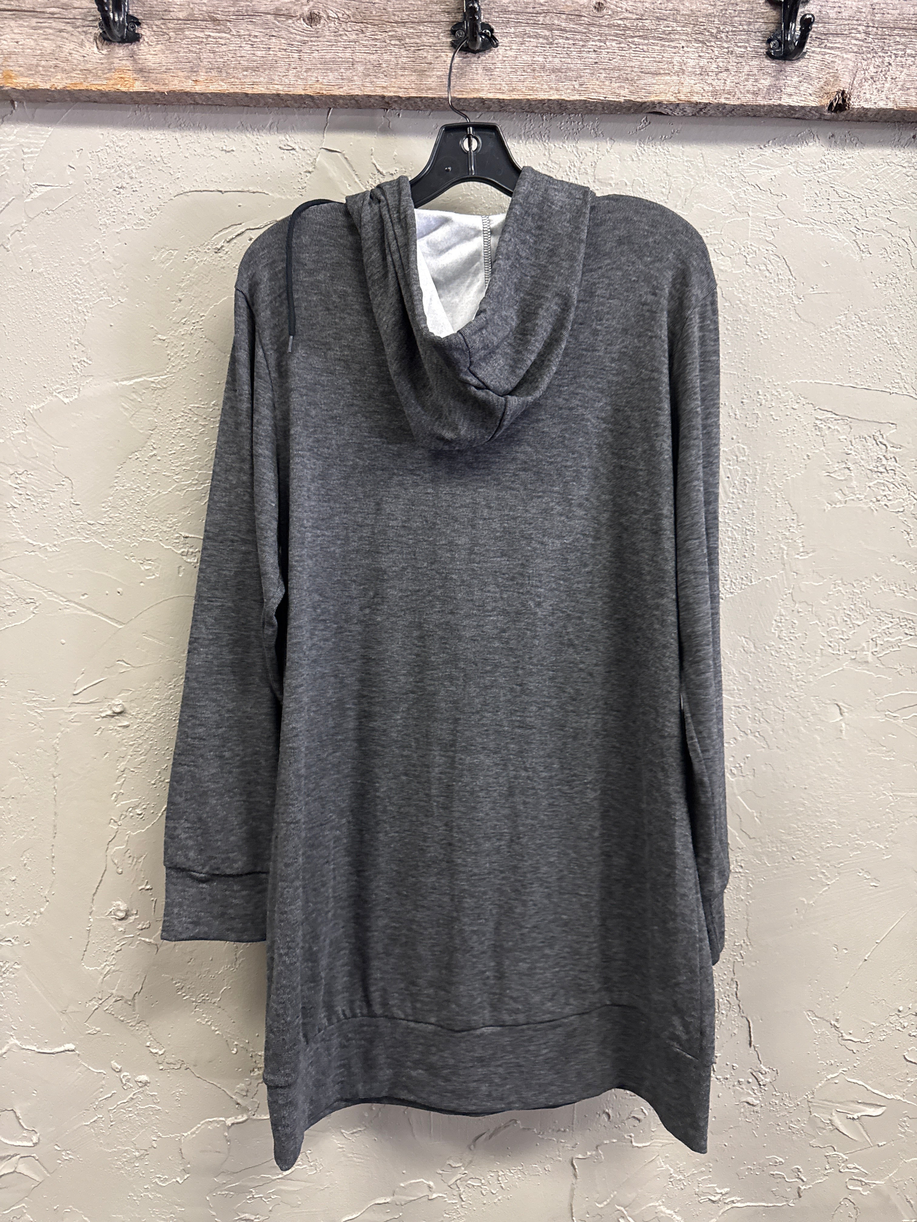 NWT White Mark Hooded Pullover Dress (org$64)