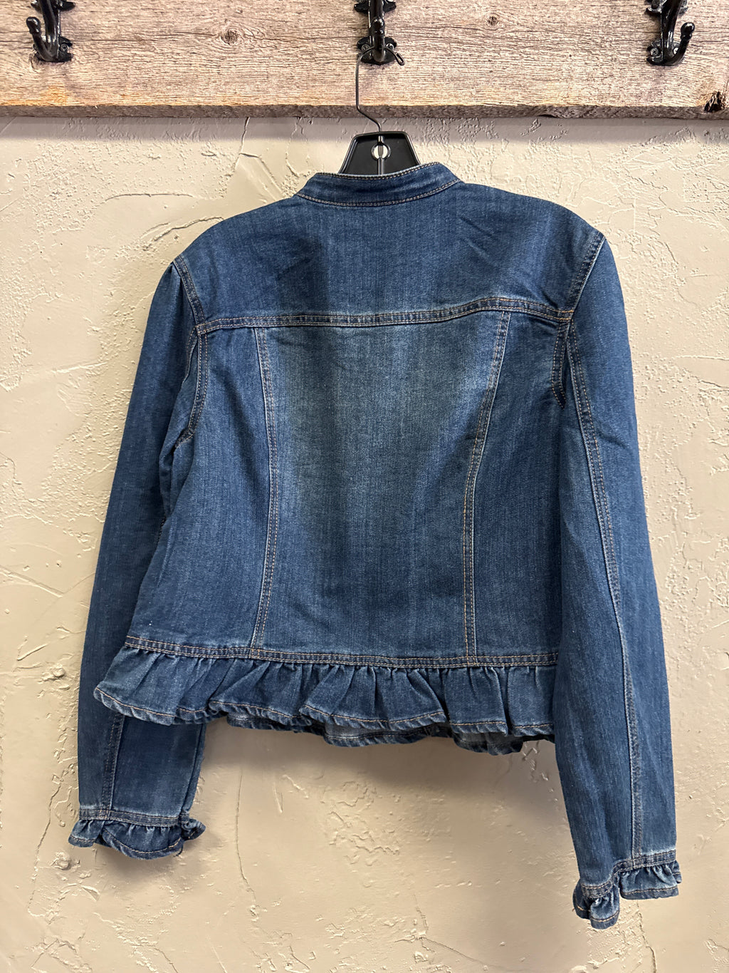 NWOT oSo Peplum Denim Jacket (org$72)