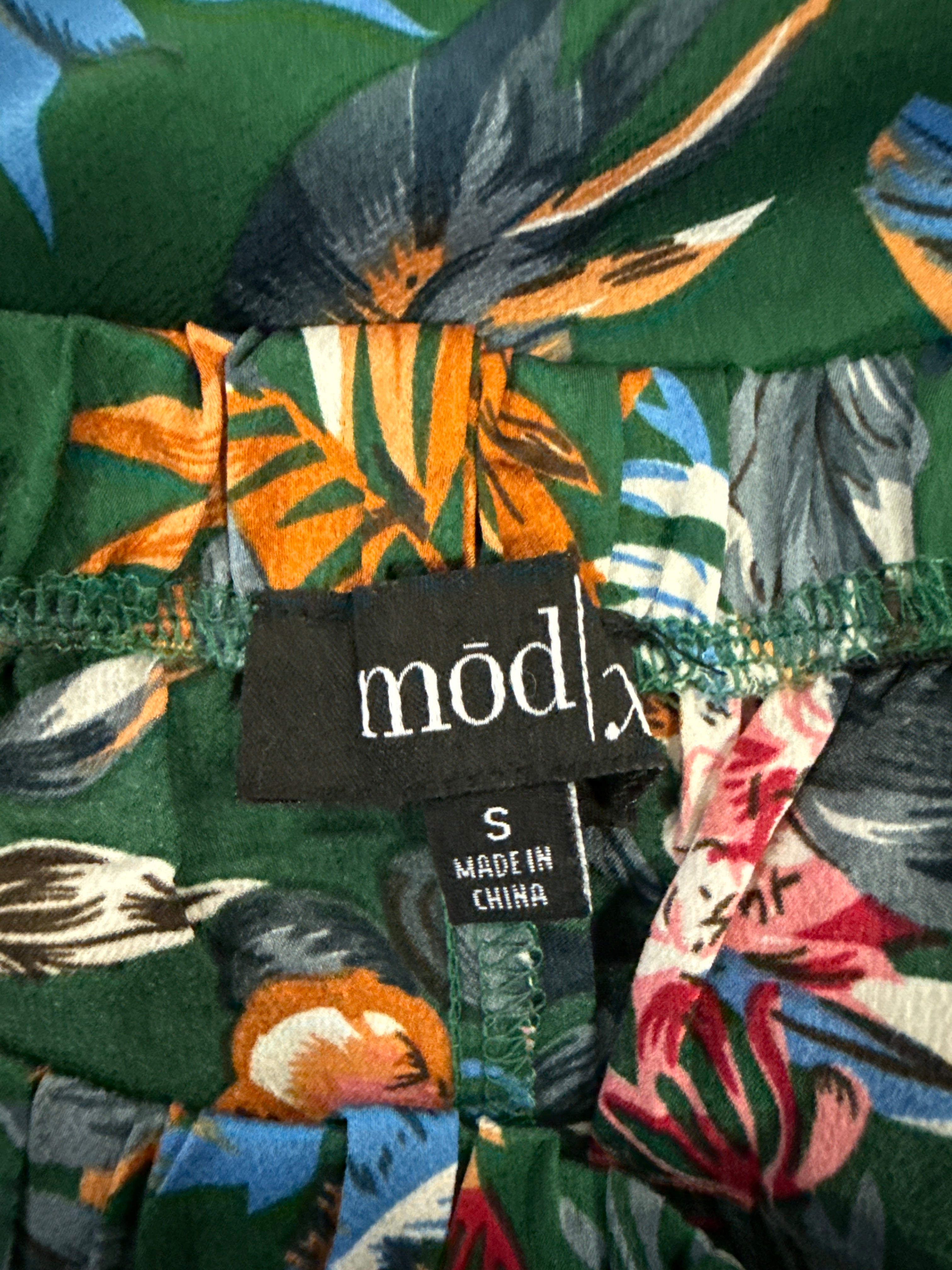 NWOT mod/x Tropical Print Pant (org$65)
