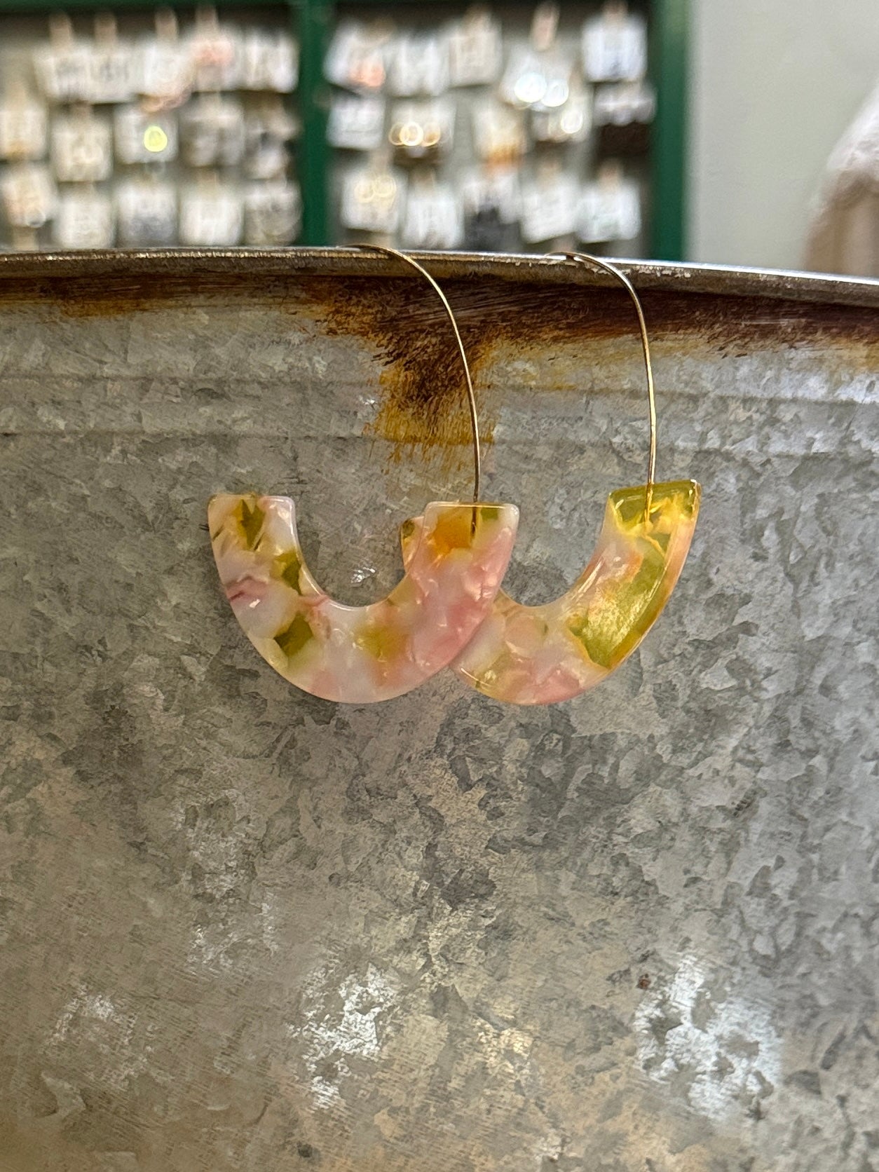 Faidra Crescent Resin Drops