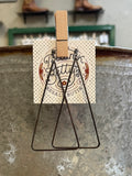 Long Triangle Drop Earrings