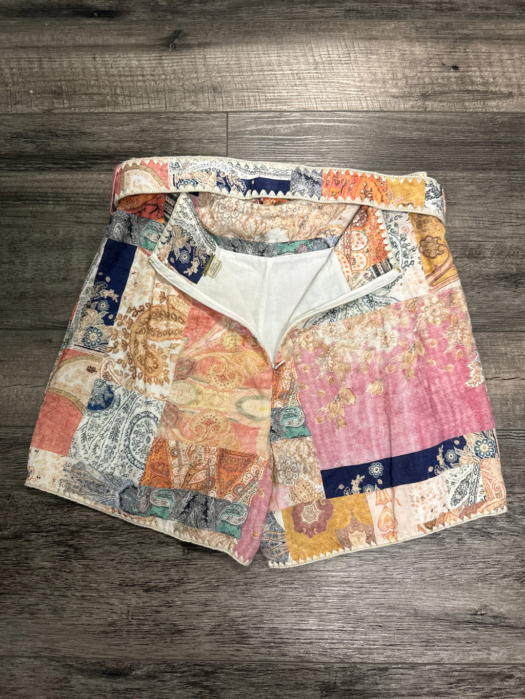 Magaschoni Patchwork Shorts (org$168)