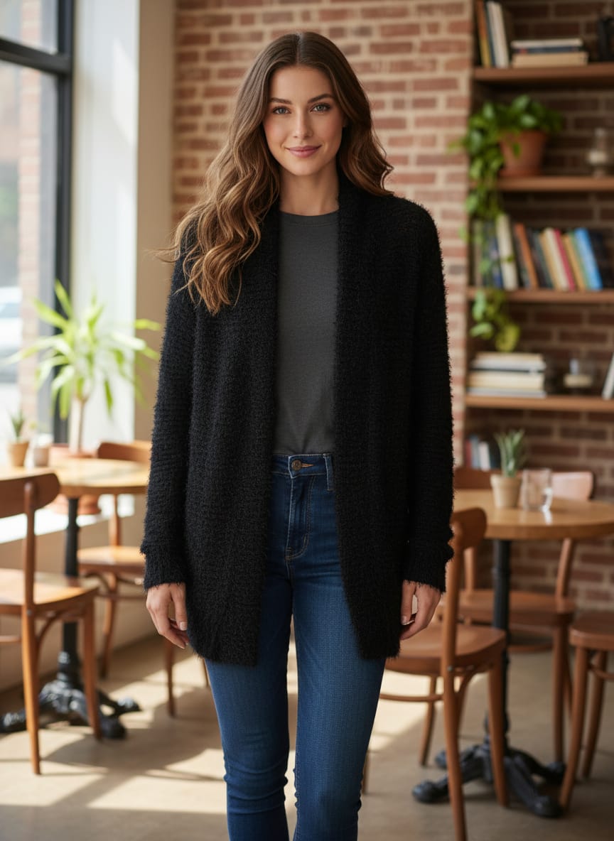 NWT Alya Waterfall Cardigan (org$44)