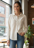 Dylan Snowcap Cord Tucker Shirt (org$120)