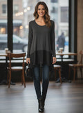 NWOT Tempo Paris Asym Tunic (org$68)