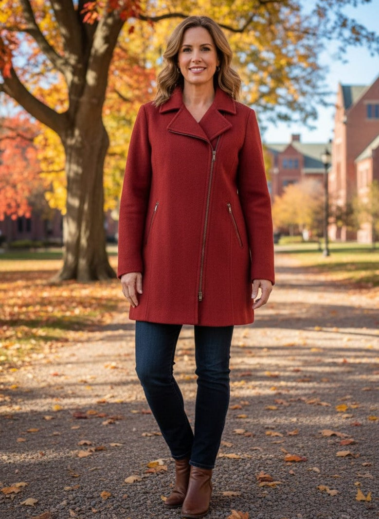 NWOT Old Navy Asym Zip Jacket (org$70)