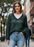 NWOT Kate & Mallory Open-Knit Sweater (org$75)