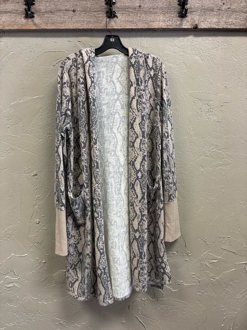 Theo & Spence Snakeskin Print Duster (org$98)