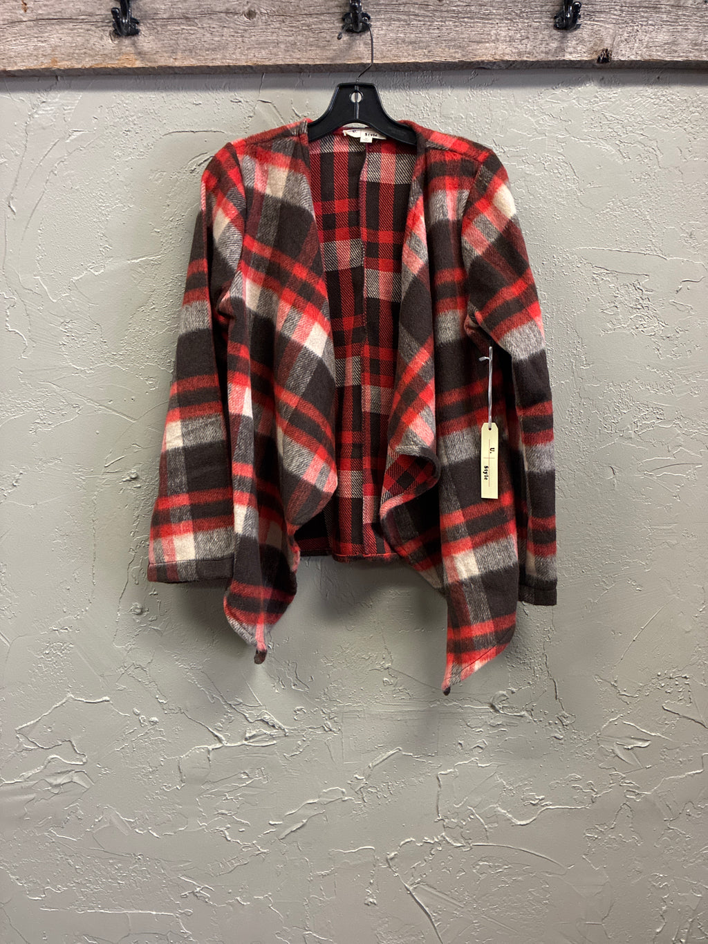 NWT U.Style Open-Front Drape Jacket