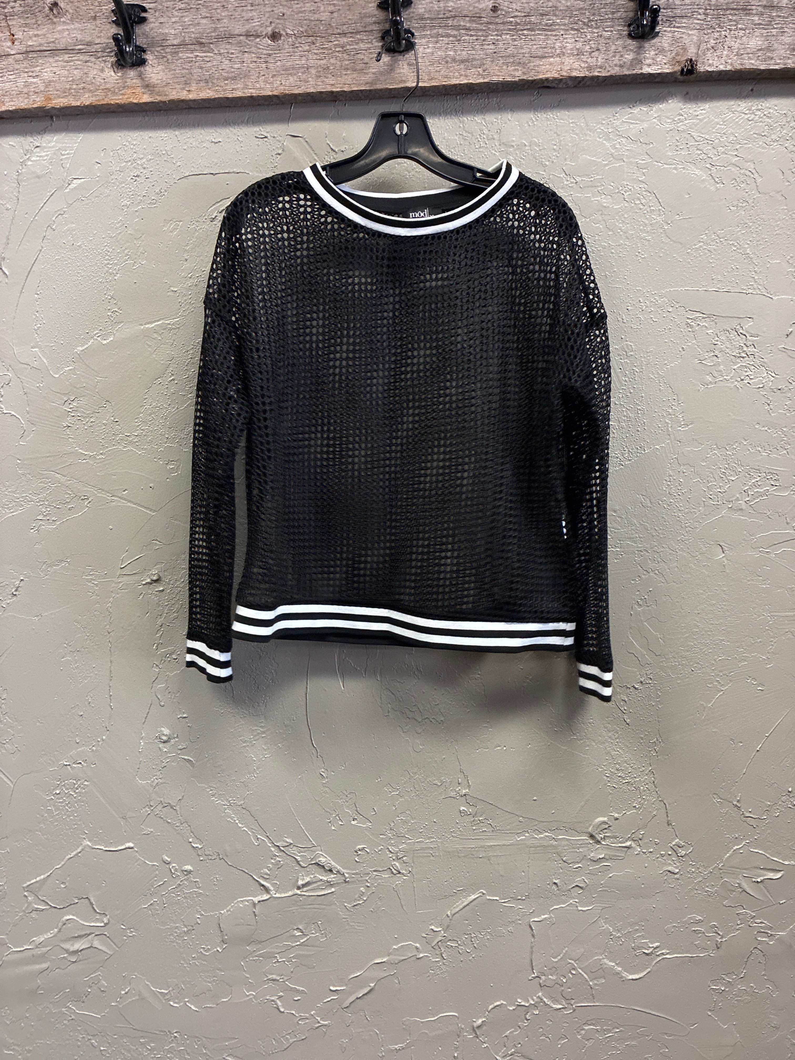 NWOT mod/x Sporty Mesh Crewneck (org$48)