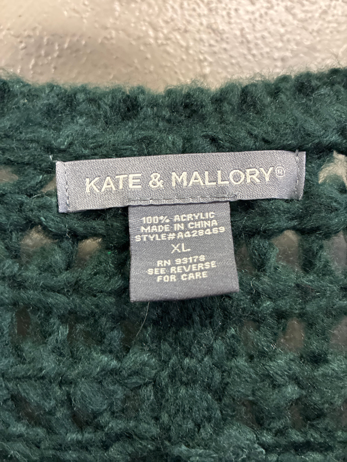 NWOT Kate & Mallory Open-Knit Sweater (org$75)