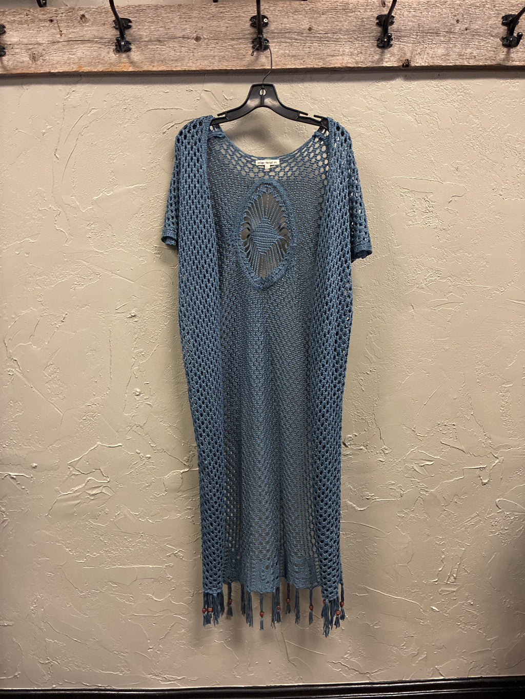 NWOT Indigo Thread Crochet Vest (org$54)