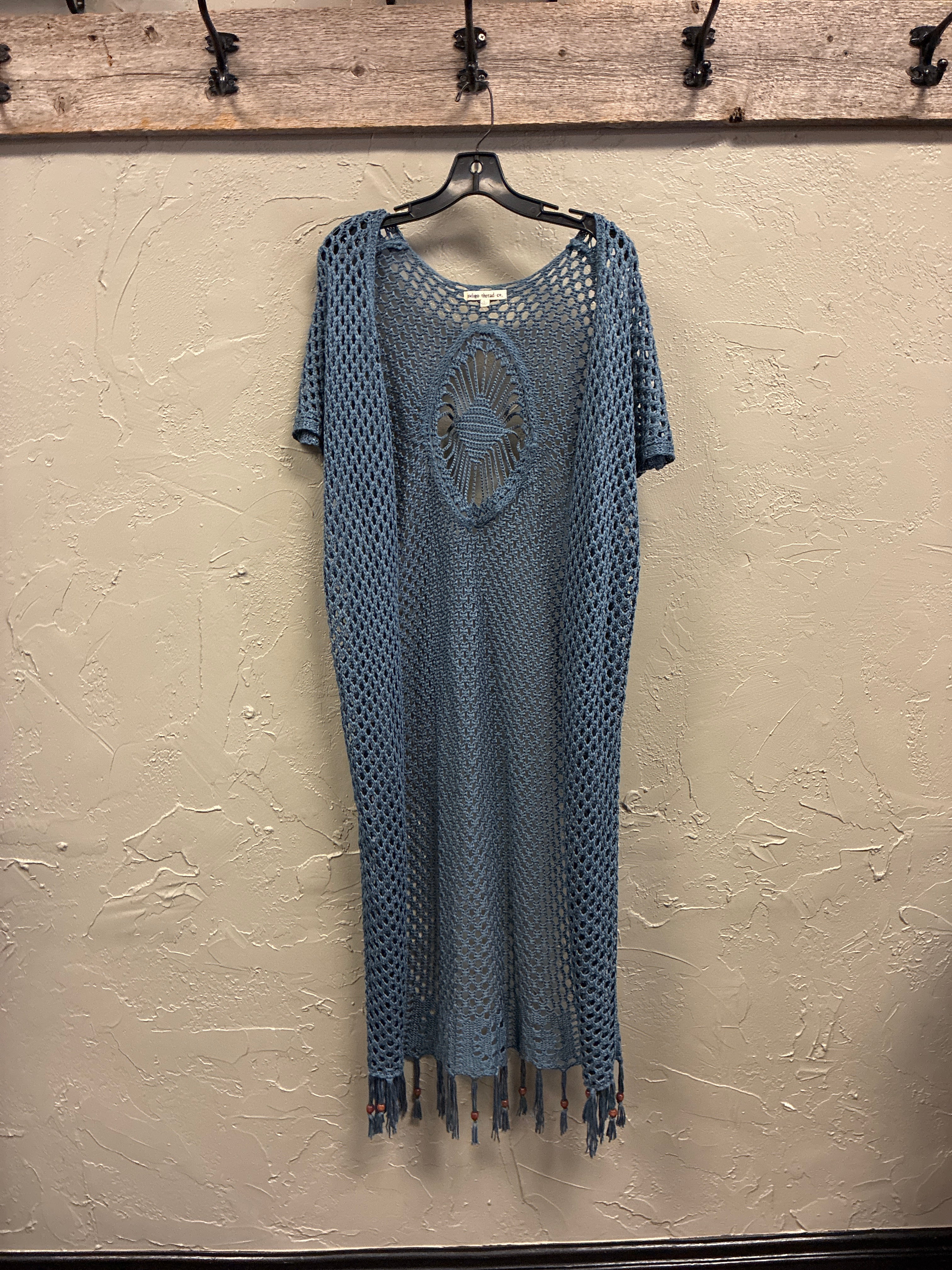 NWOT Indigo Thread Crochet Vest (org$54)