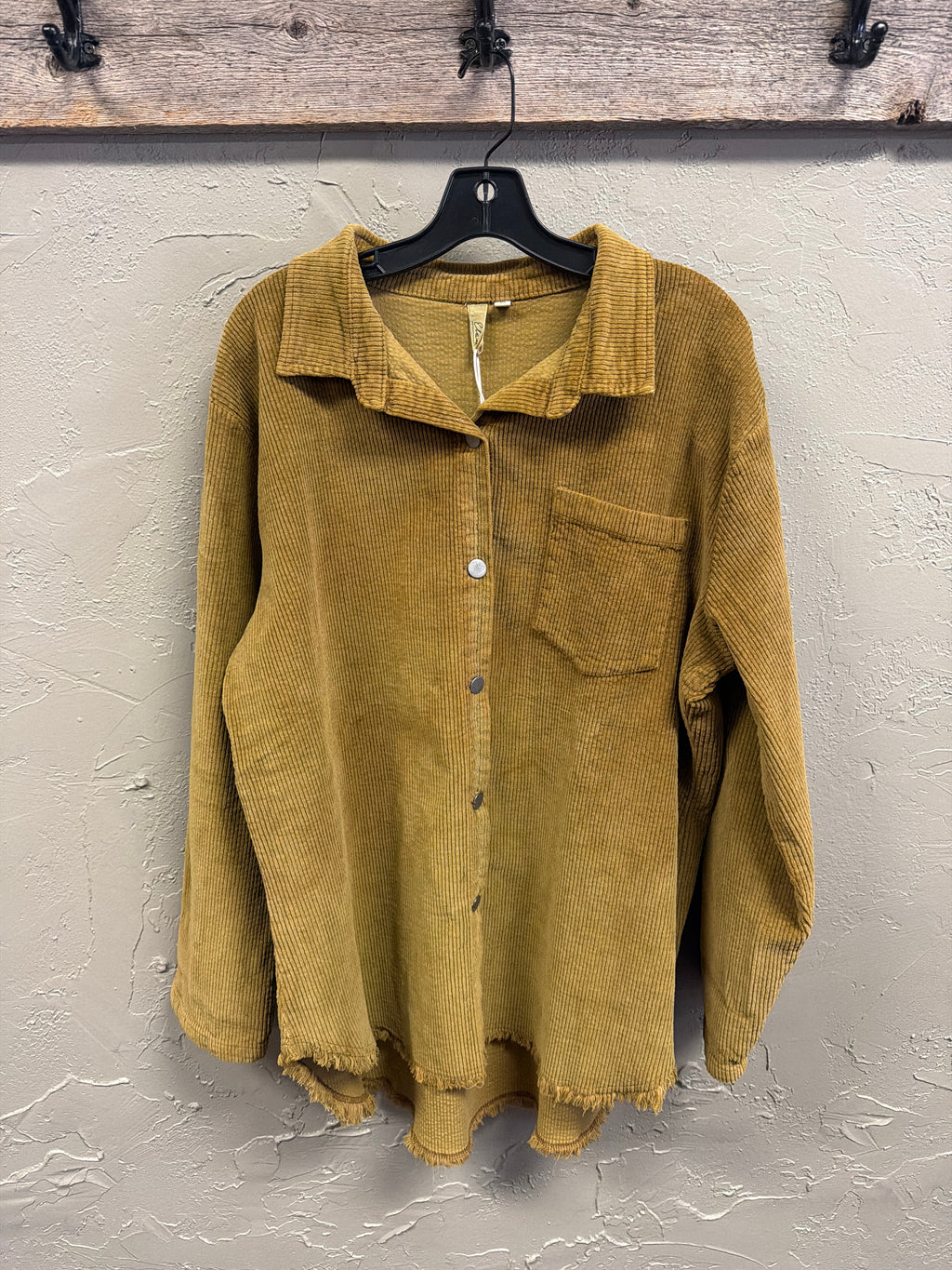 NWT Elan Corduroy Shacket (org$89)