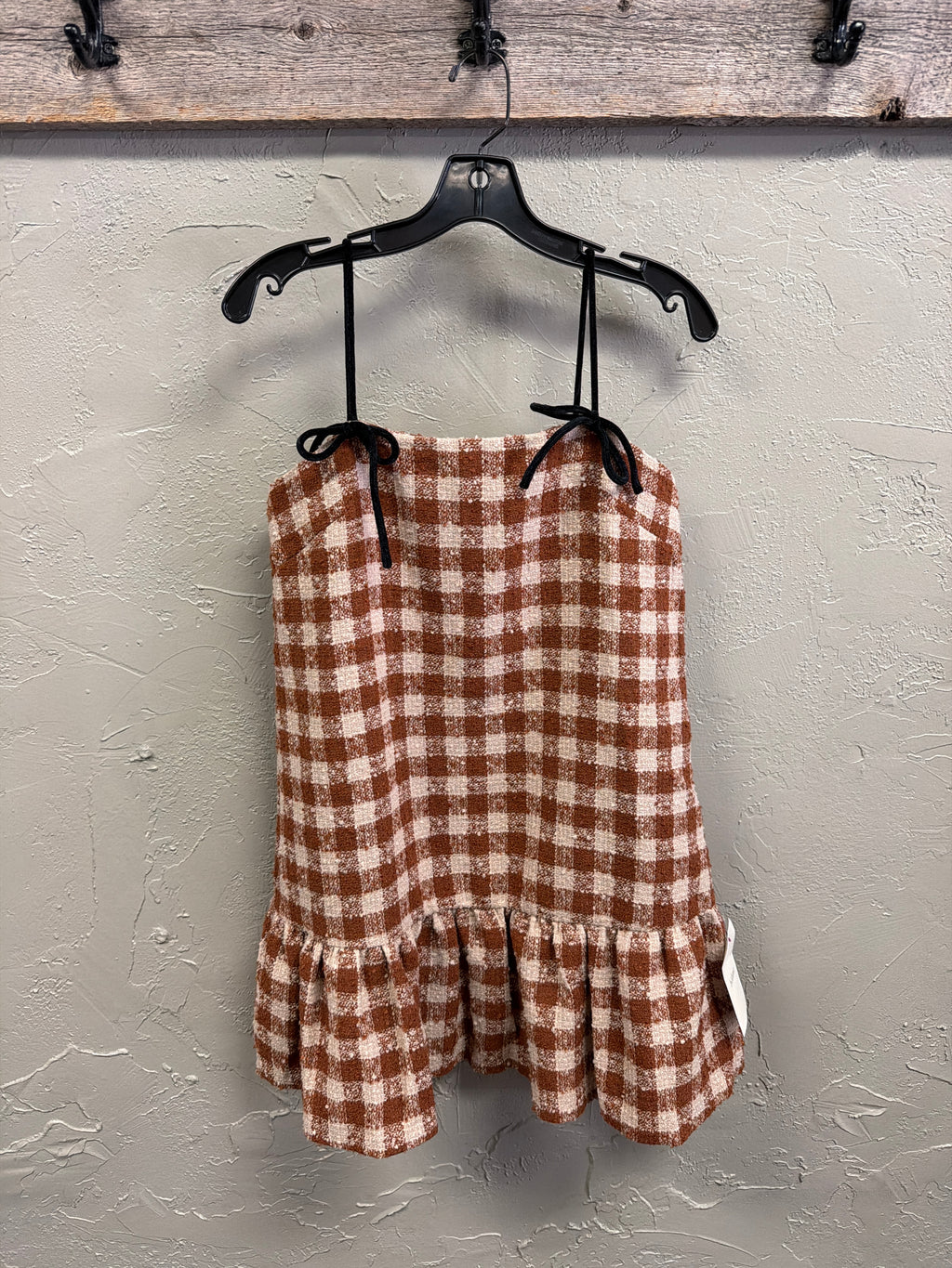 NWT Bohme Checkered Mini Dress (org$85)