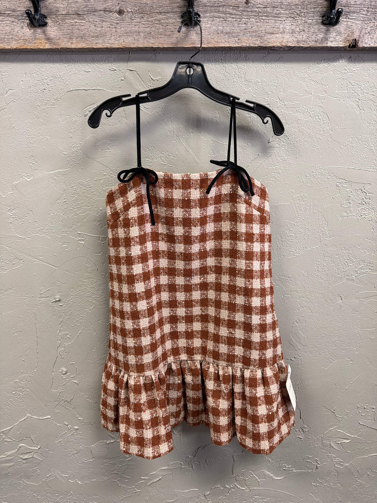 NWT Bohme Checkered Mini Dress (org$85)