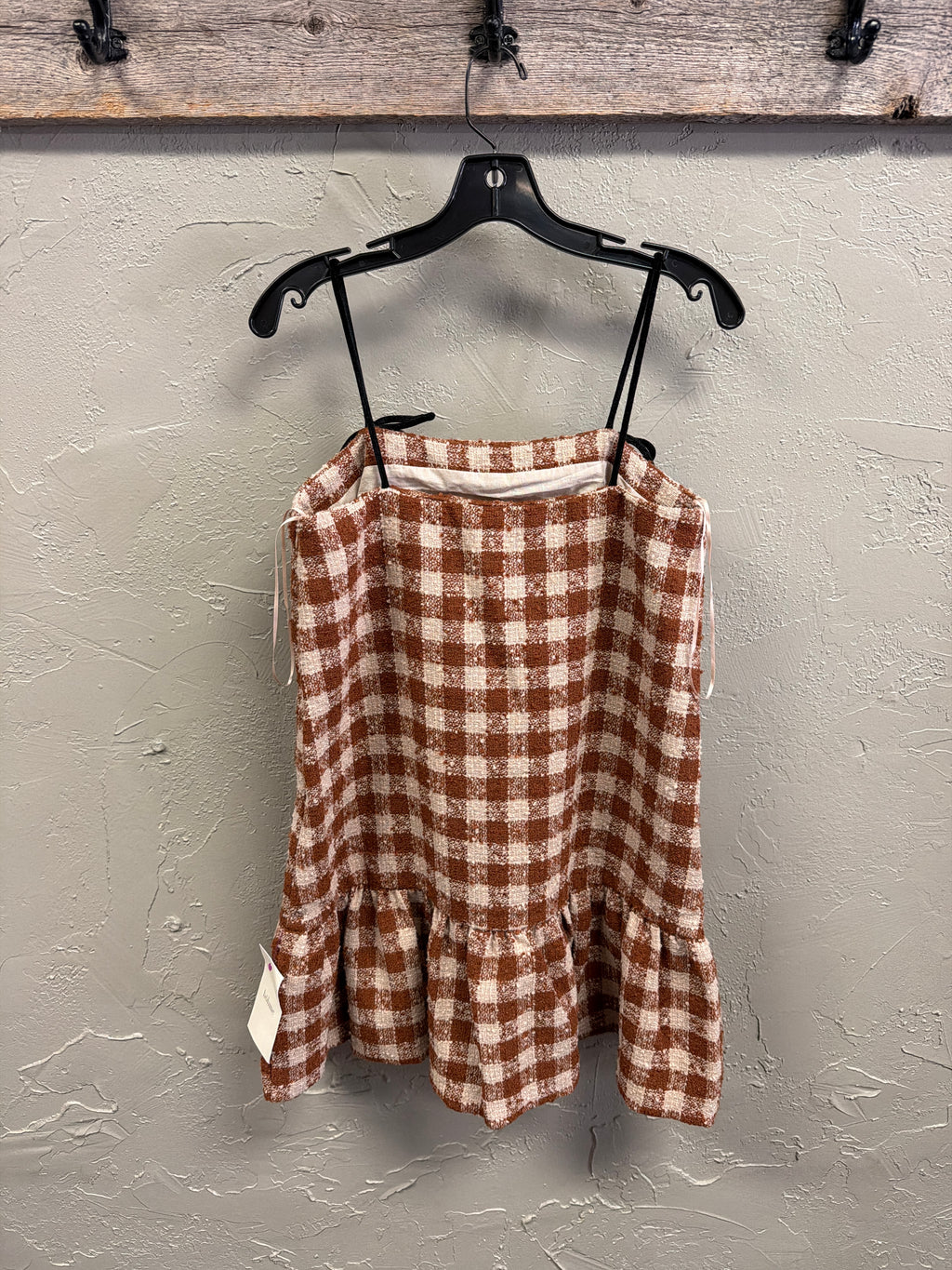 NWT Bohme Checkered Mini Dress (org$85)