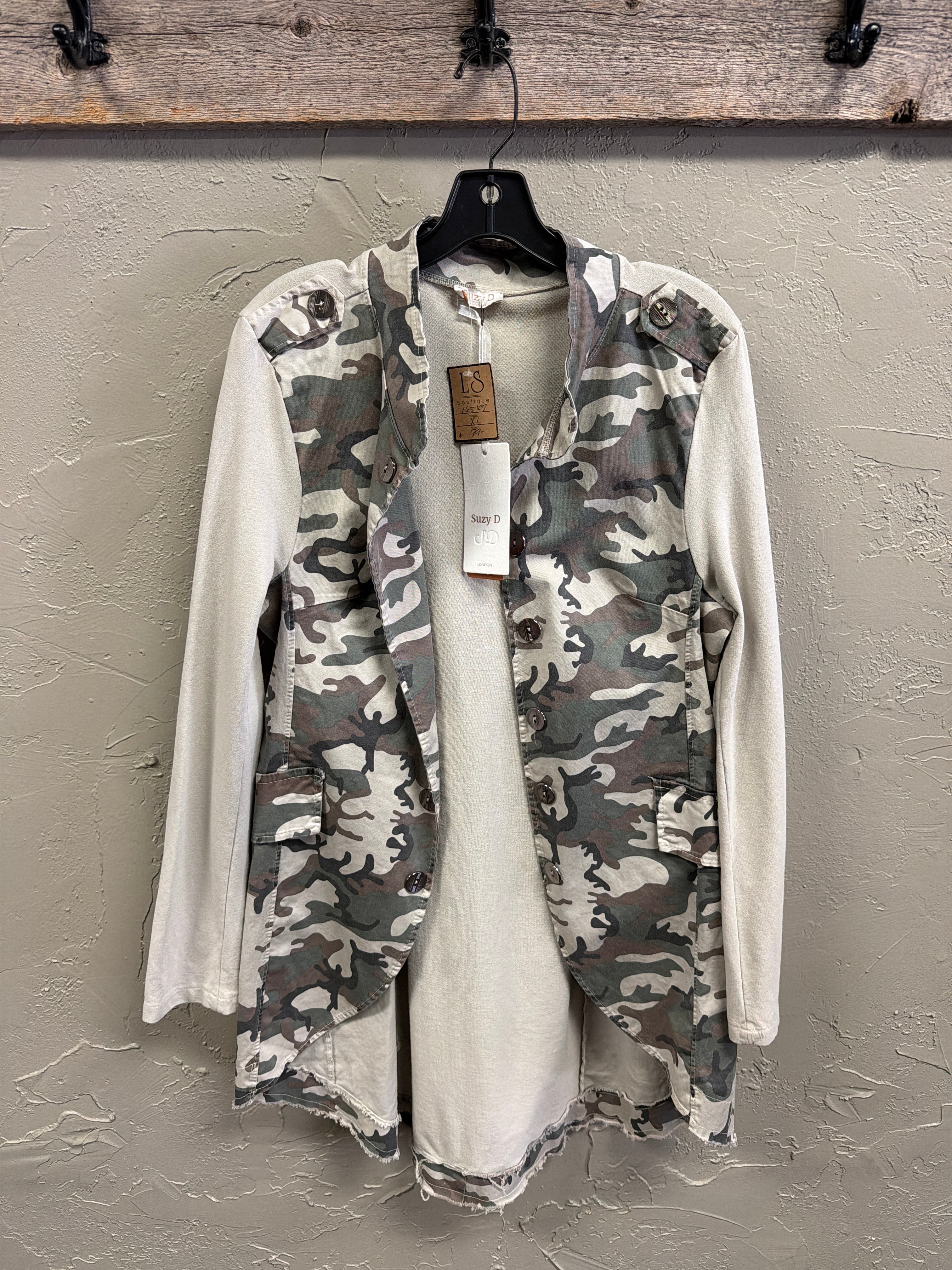 NWOT Suzy D Military Jacket (org$99)