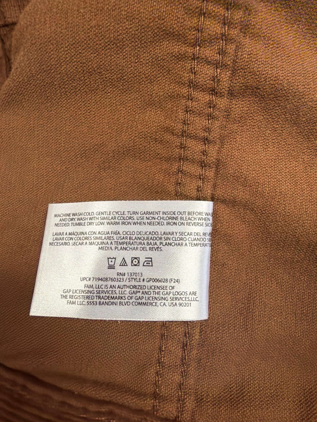 NWT Gap Corduroy Jacket (org$70)